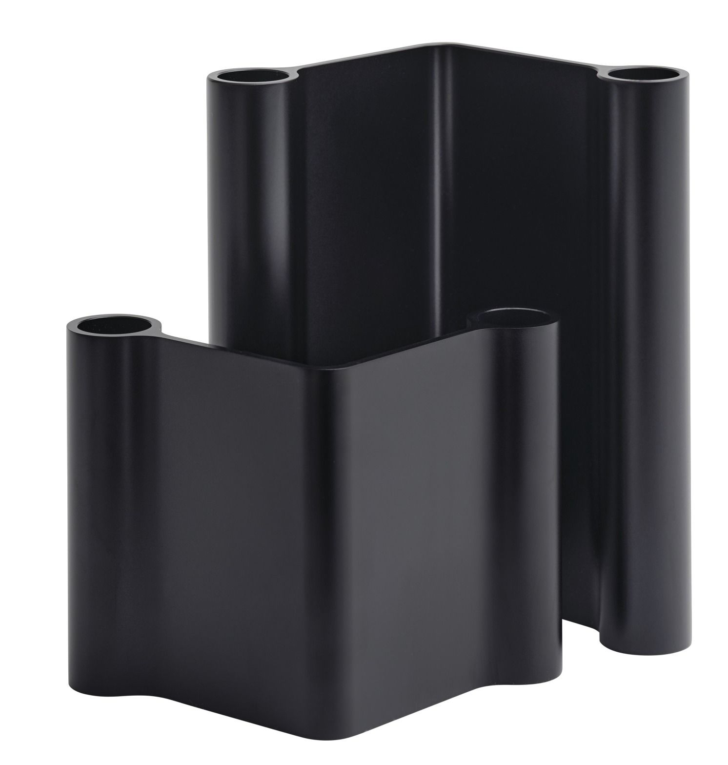 Pair Candleholder Candleholder Muuto W 10 x H 11 cm / Black