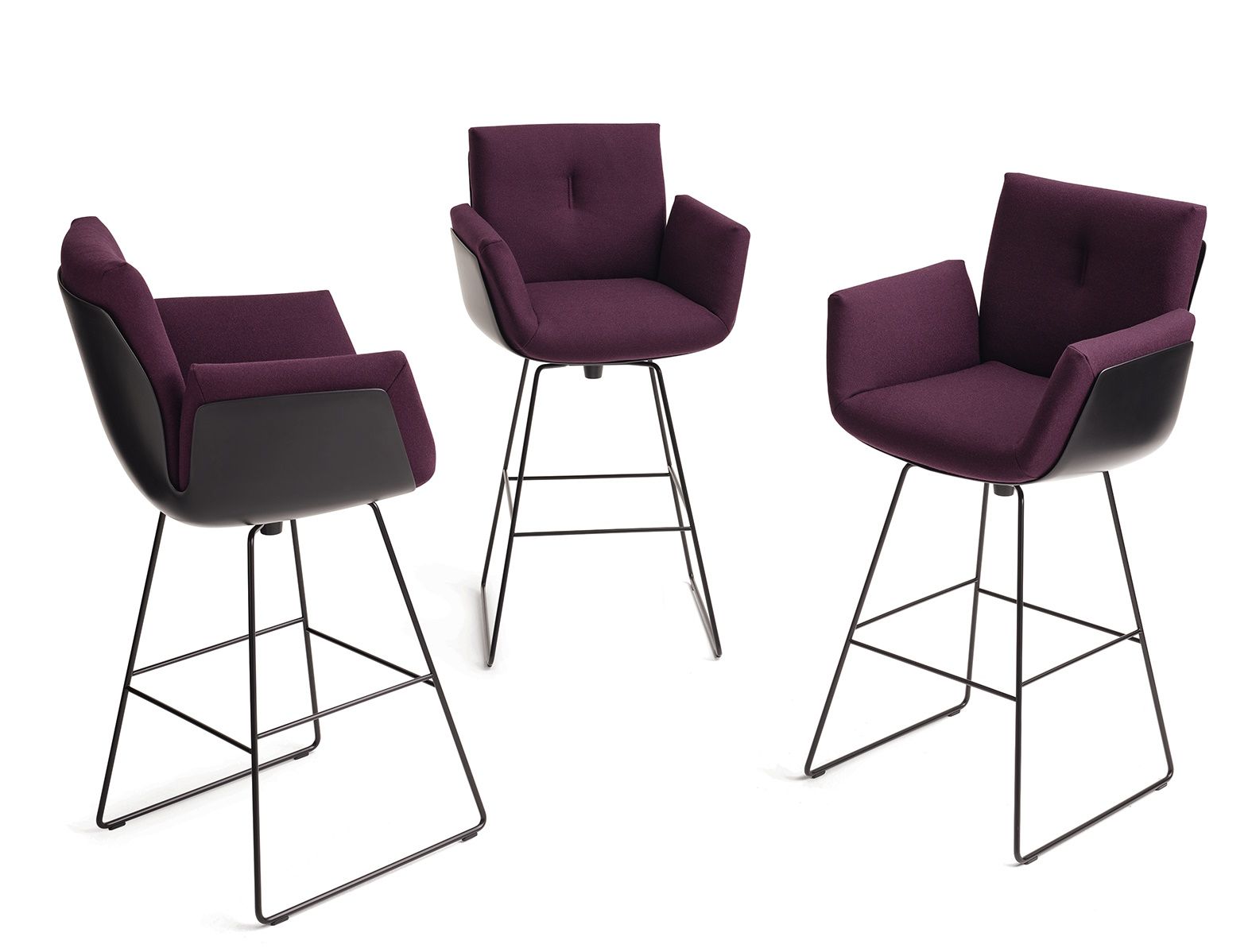 Alvo Bar Chair Swivel with Wire Frame H 111 cm Cor   