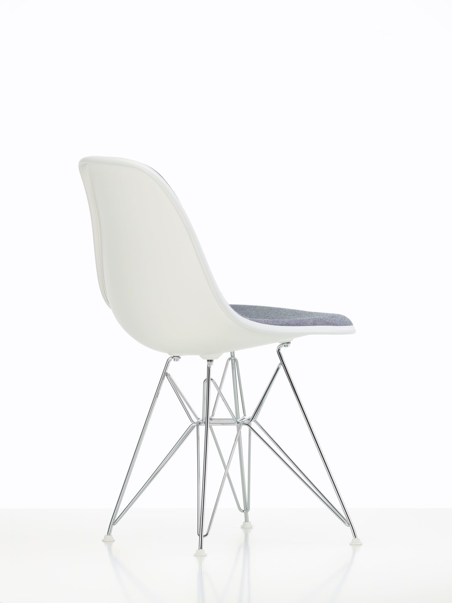 Eames Plastic Side Chair DSR Chair Fully upholstered Vitra