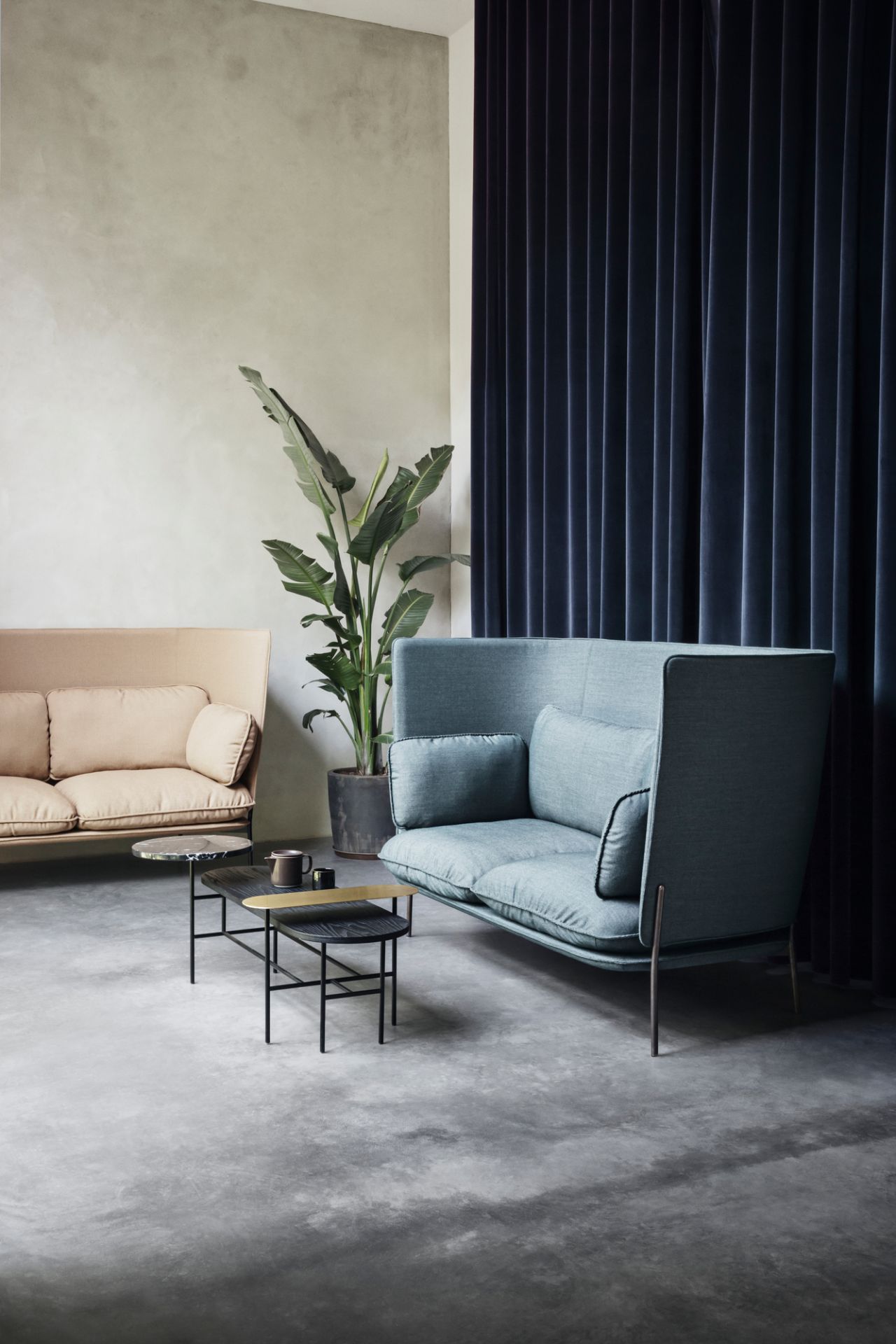 Cloud 3-Seater Sofa Highback LN7 AndTradition