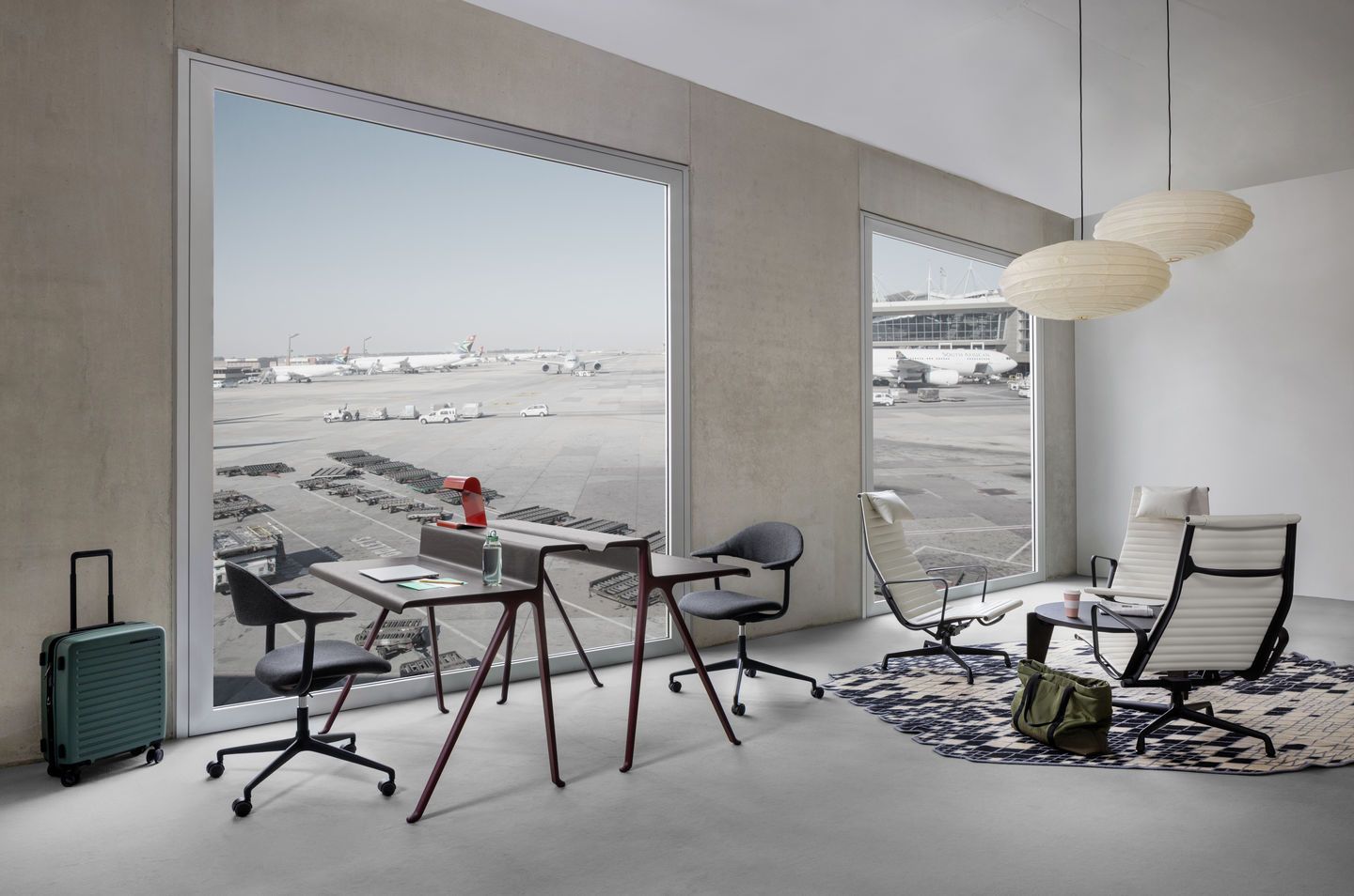 Aluminium Chair EA125 / EA 125 Stool Vitra