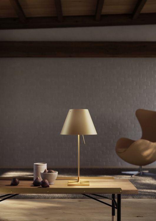 Costanzina table lamp MESSING Luceplan LIMITED EDITION 