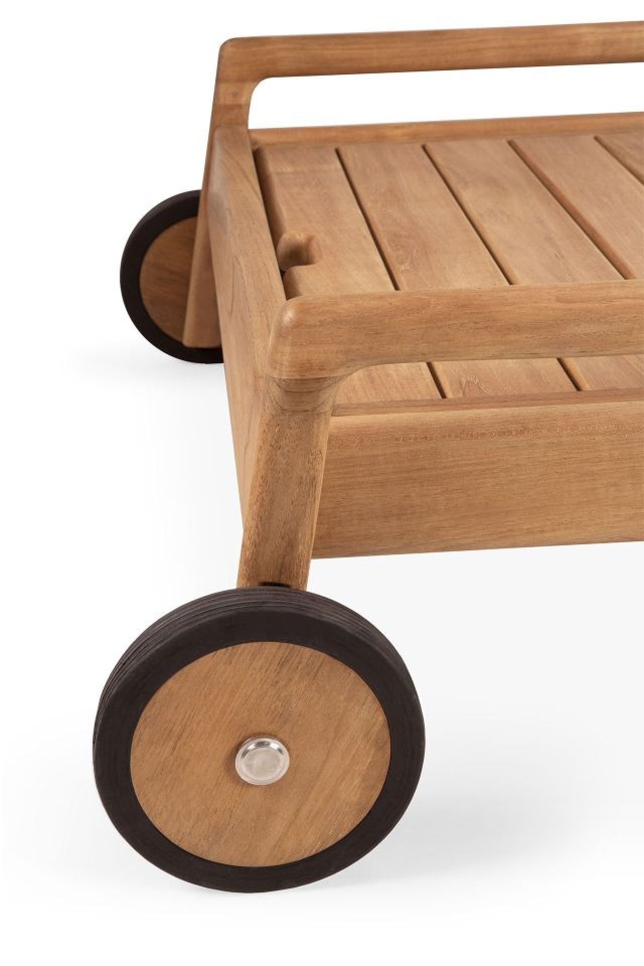 Jack Outdoor Adjustable Lounger Teak Ethnicraft Mokka