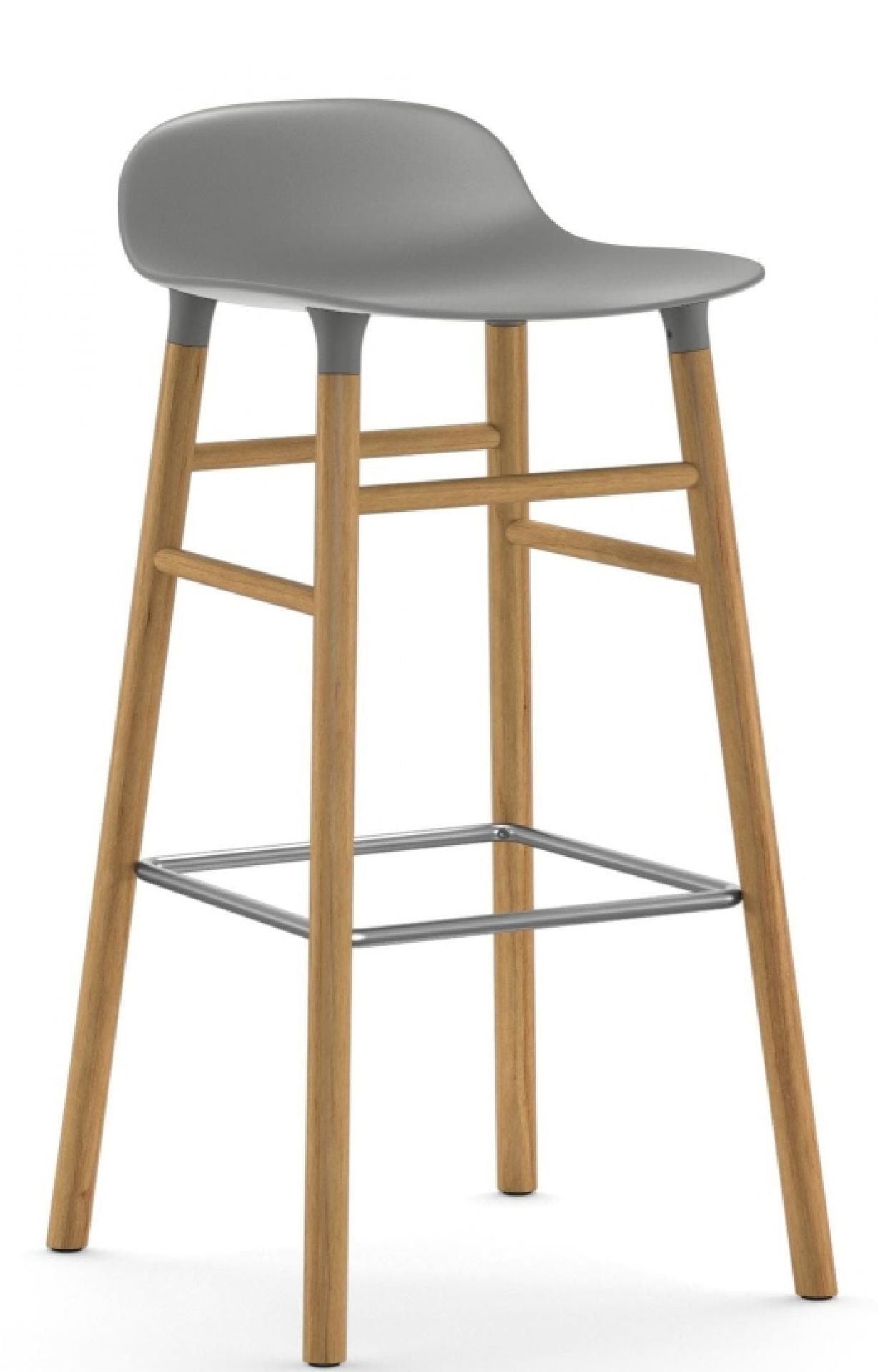 Form Barstool  H 75 cm Wood Normann Copenhagen