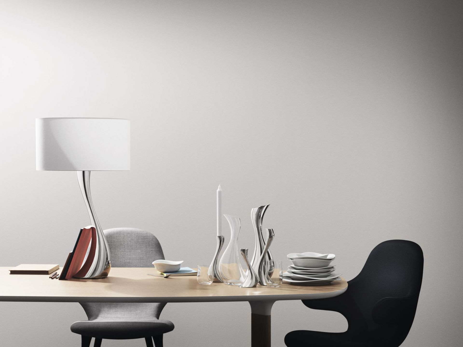 Cobra Candlestick Medium Georg Jensen SINGLE PIECES