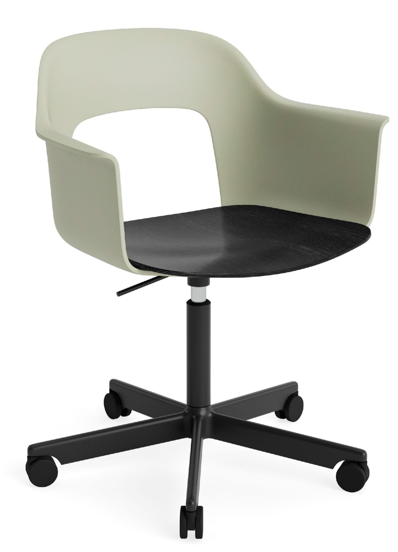 Layout Armchair 242 Armchair 4-star base gas lift with swivel function Hay