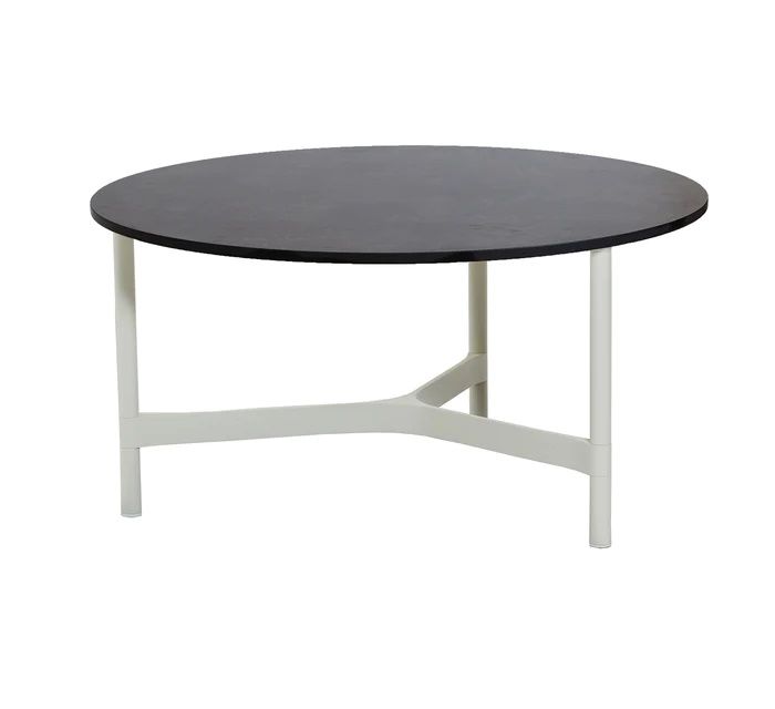 Twist Side Table Aluminium Large White Cane-Line