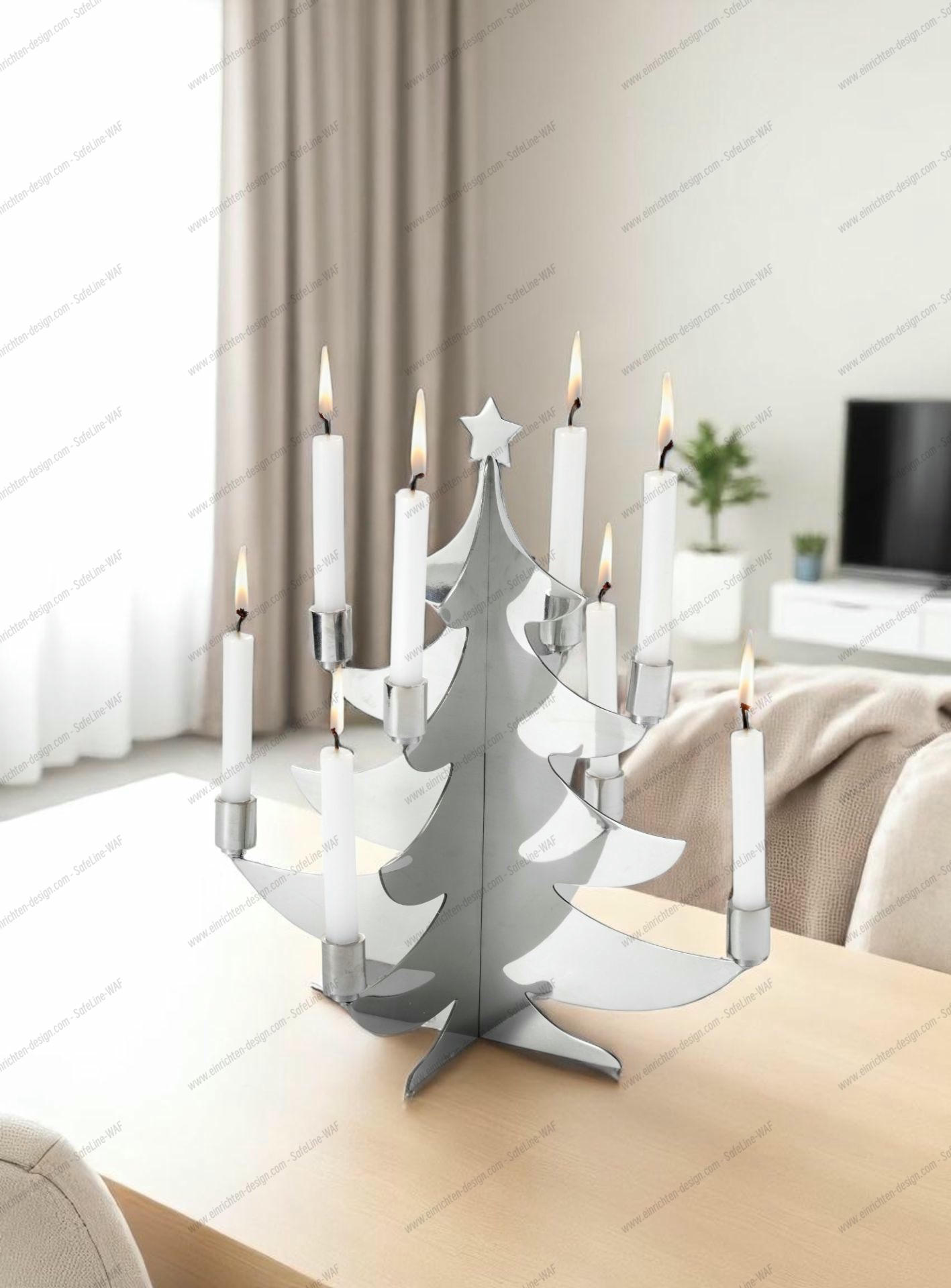 Grenoble Christmas tree for candles Philippi