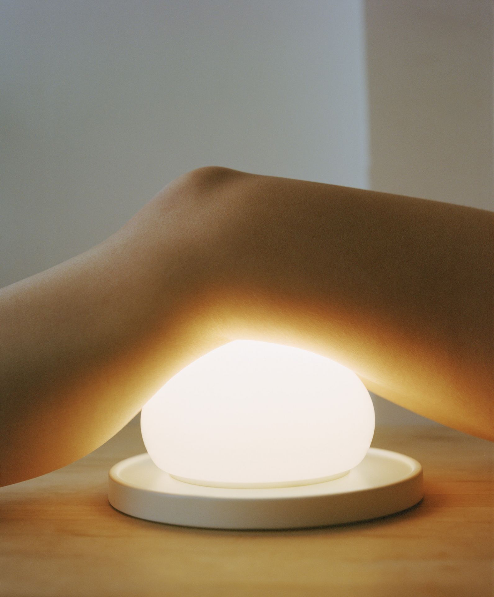 Bolita LED Table lamp Marset shade gray