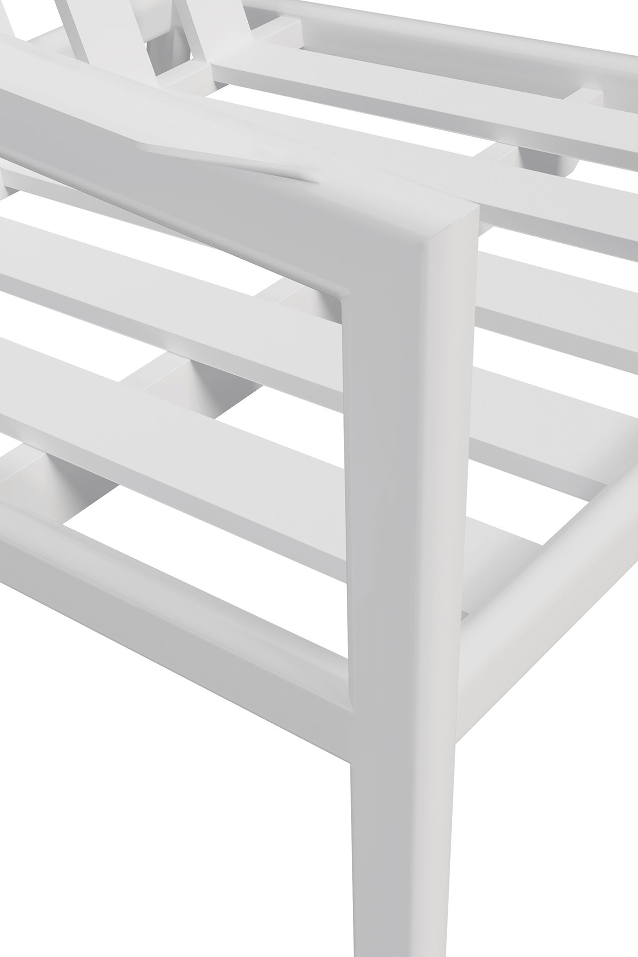 Jack Outdoor Lounge Chair - Aluminium White Ethnicraft