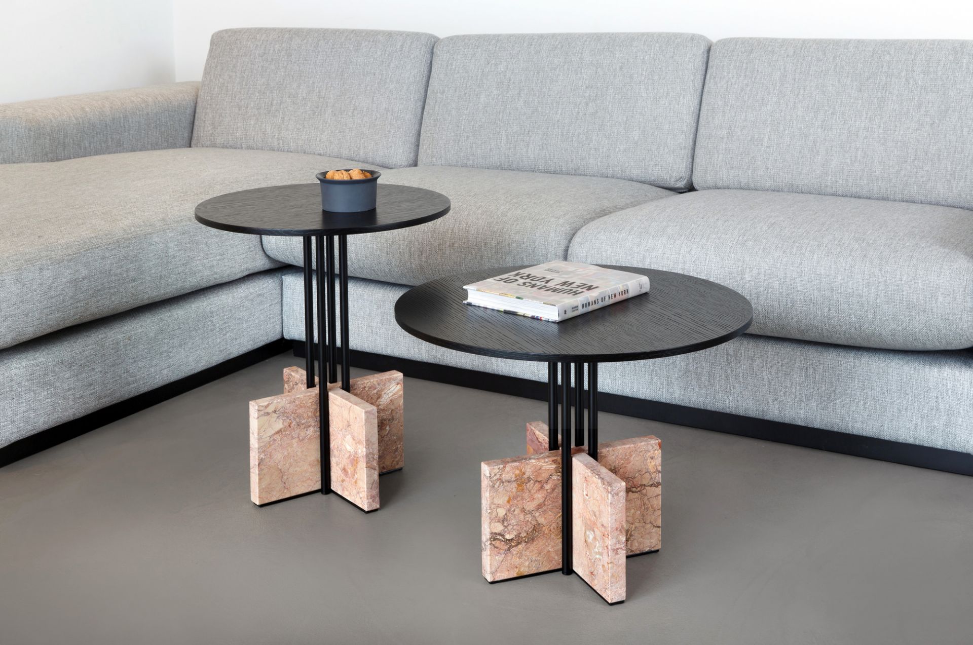 Gravity Table Low Side Table Nero Marquina Favius