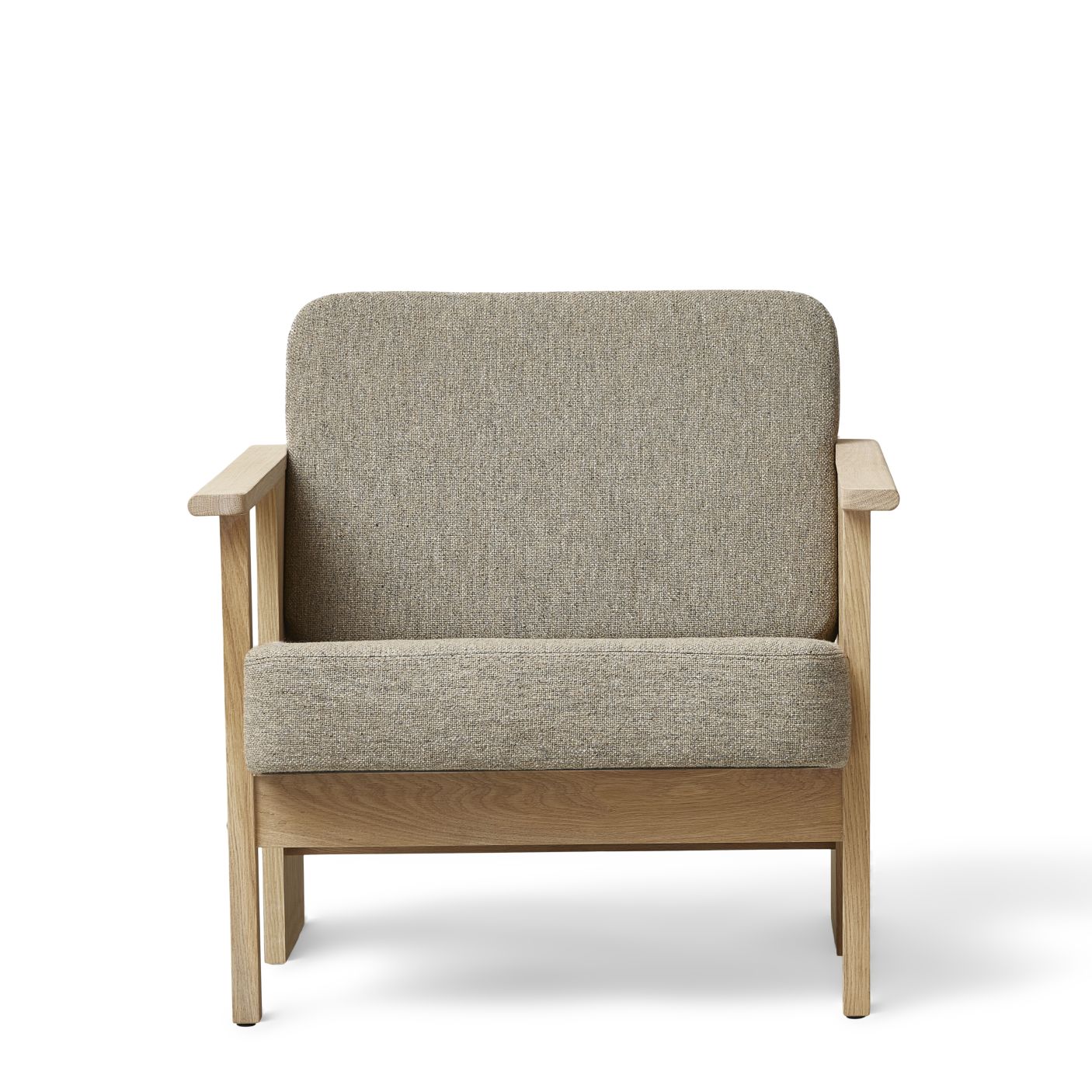 Block Lounge Chair Armchair Cover Hallingdal Form & Refine White Oak