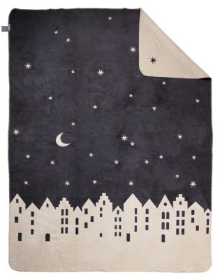Blanket large winter city wheels