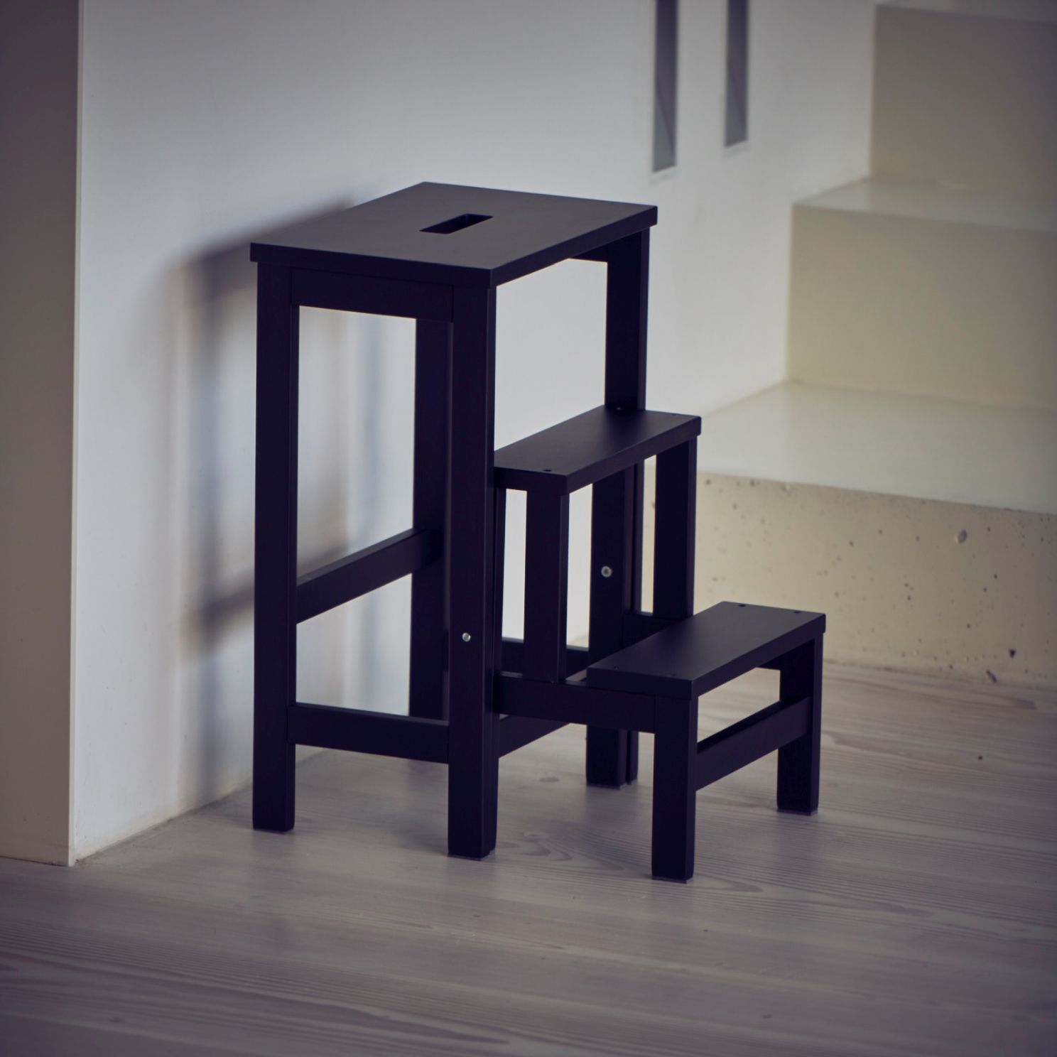 Soho stoolladder black Jan Kurtz
