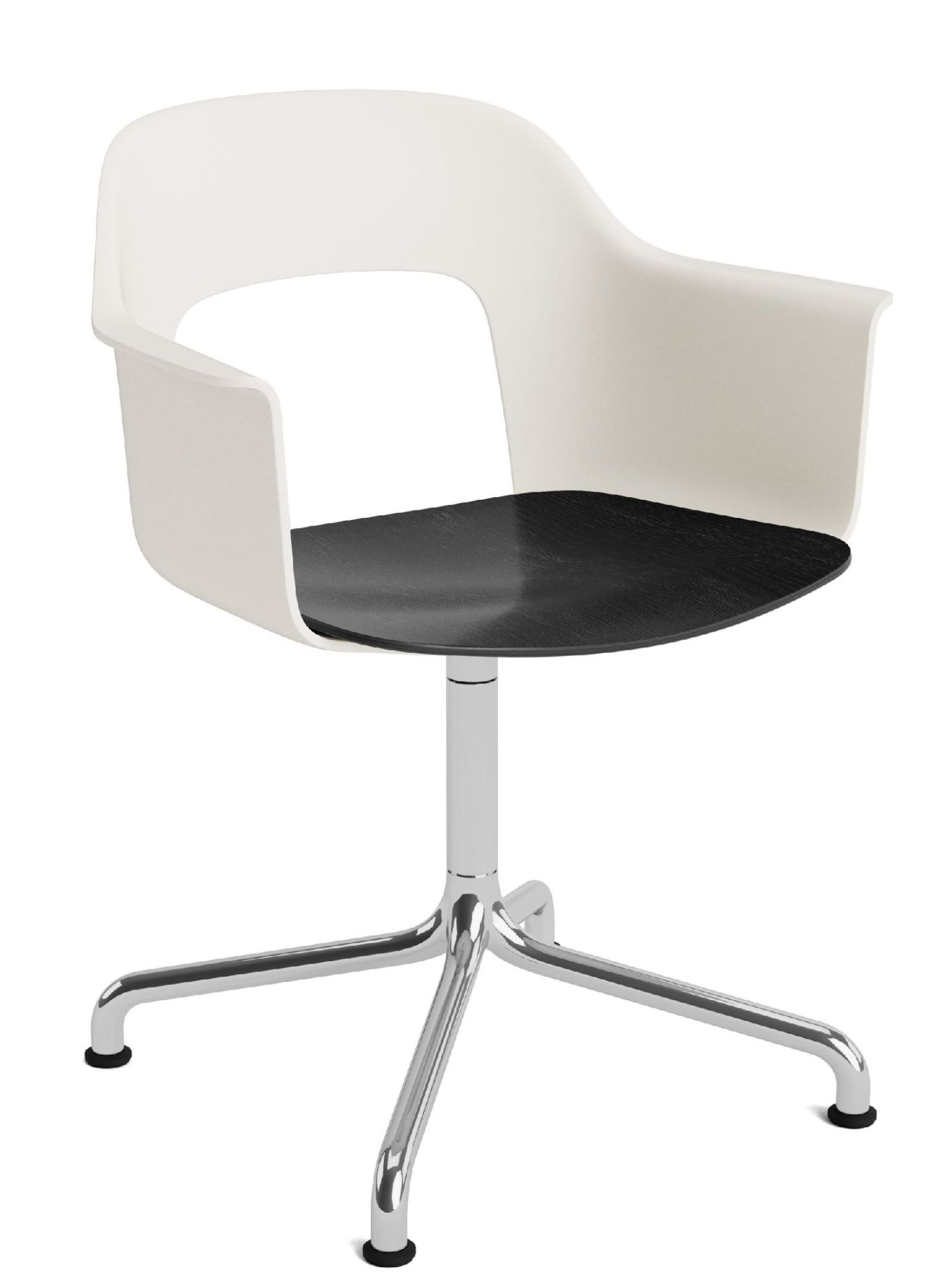 Layout Armchair 252 Armchair 4-star base swivel base with curved base Hay  