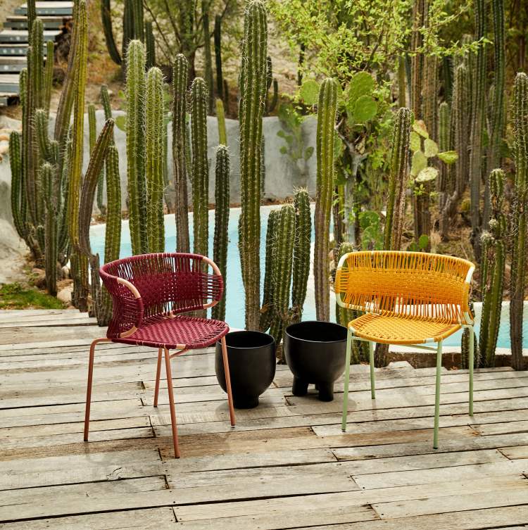 Cielo Stacking Armchair Stackable Armchair Outdoor ames 