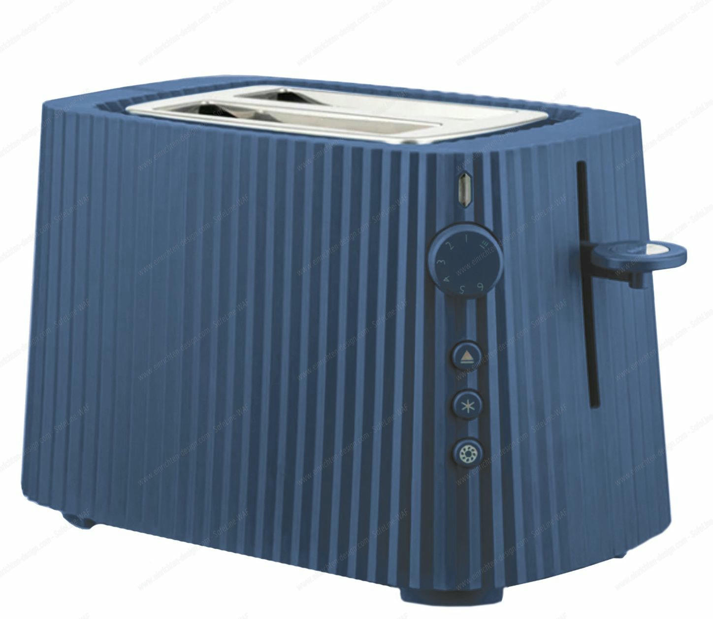 MDL08 Plissé Toaster Alessi Blue