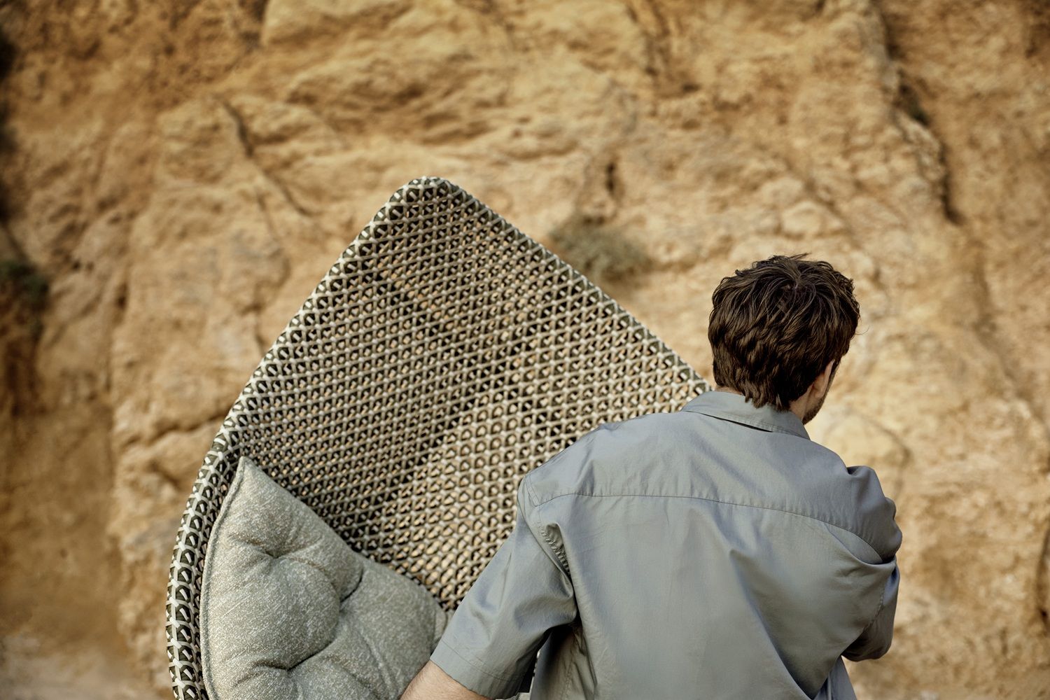 Mbrace Outdoor Wing chair High-back Dedon