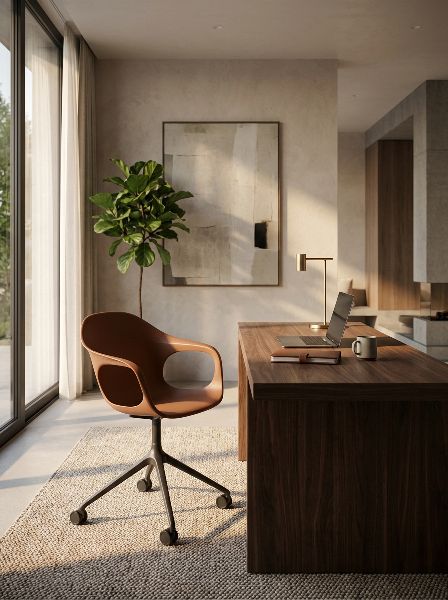 Elephantino armchair with castors Kristalia