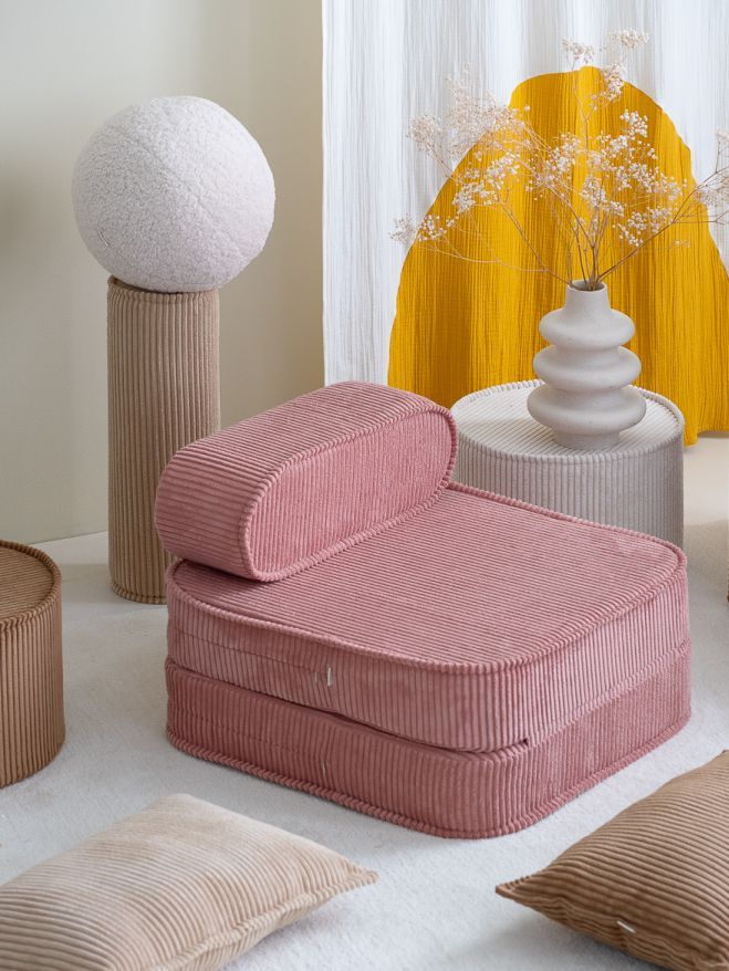 Children's folding chair Wigiwama Pink Mousse