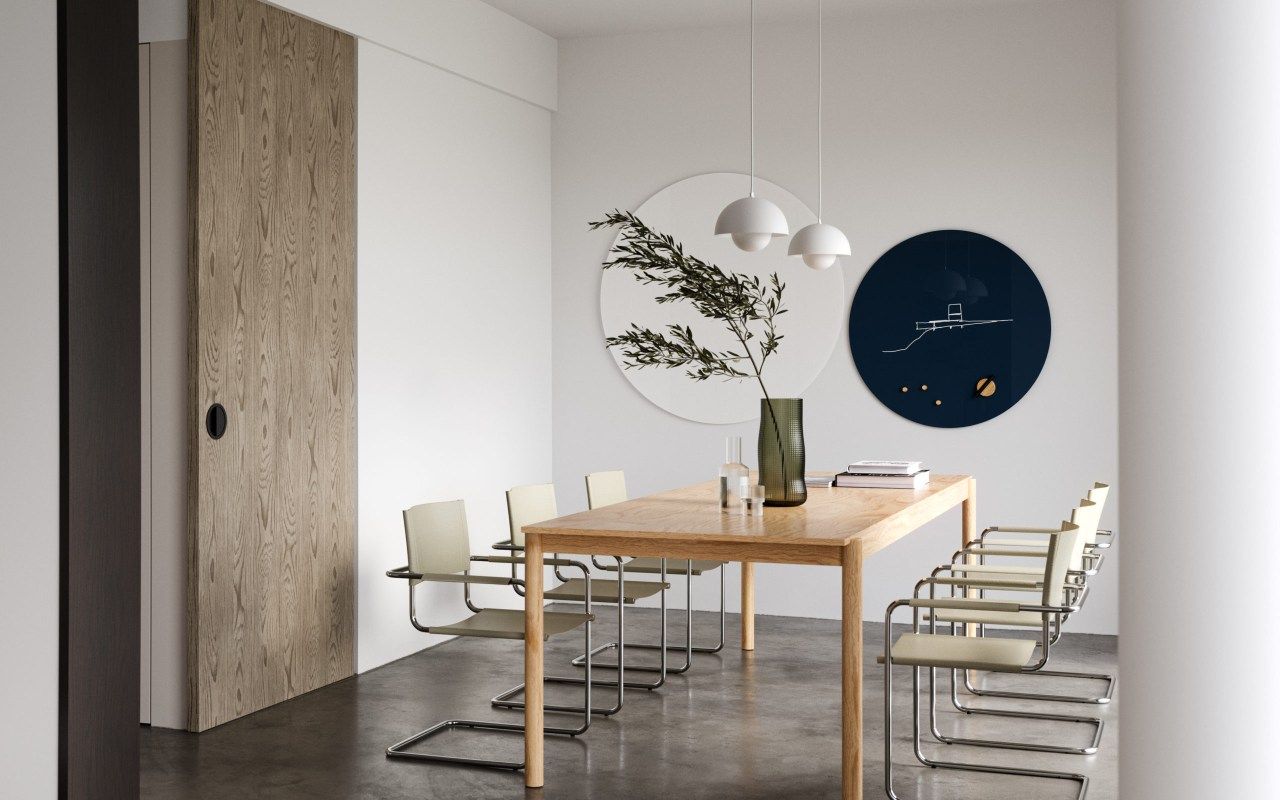 Chat Board Orbit Wall Glass Board Magnetic 