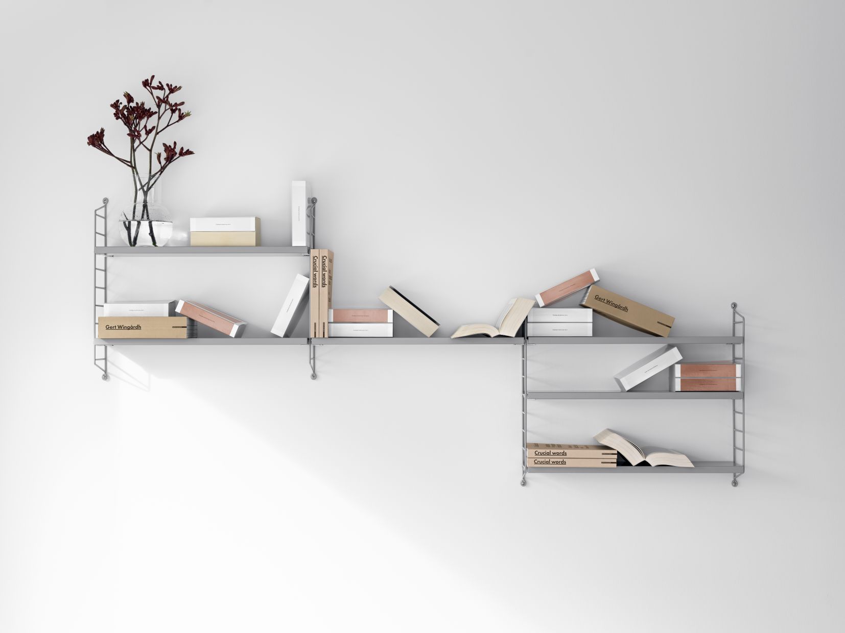 Single Piece Wall Ladder H 75 cm String Furniture  