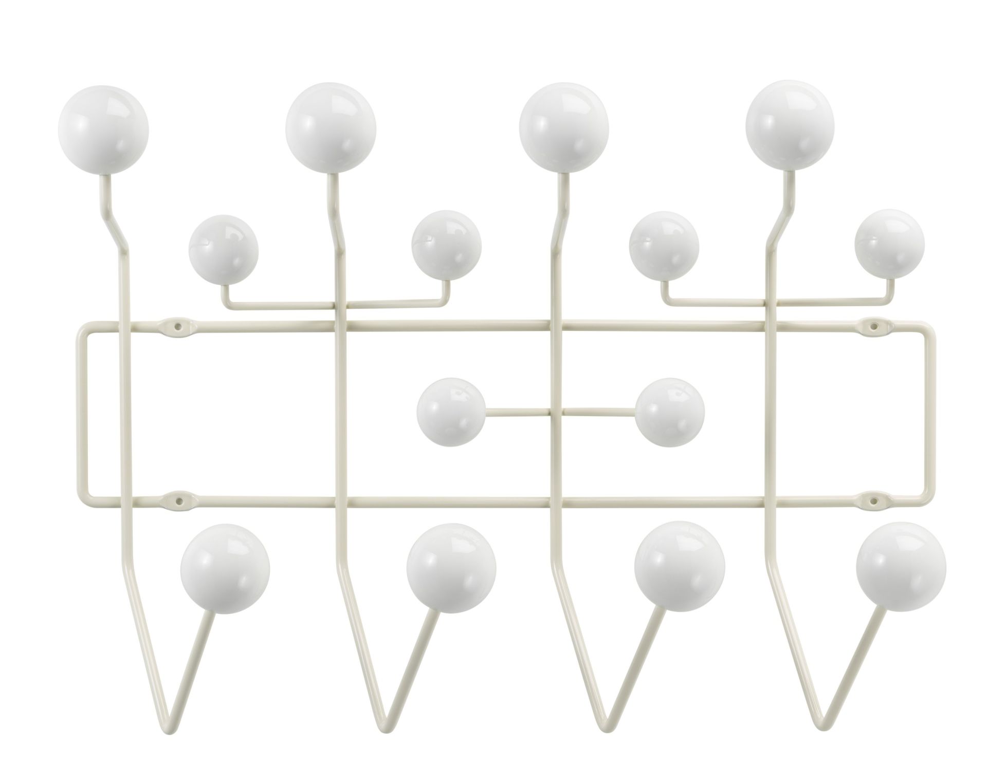 Eames Hang it all coat rack warm white Vitra 