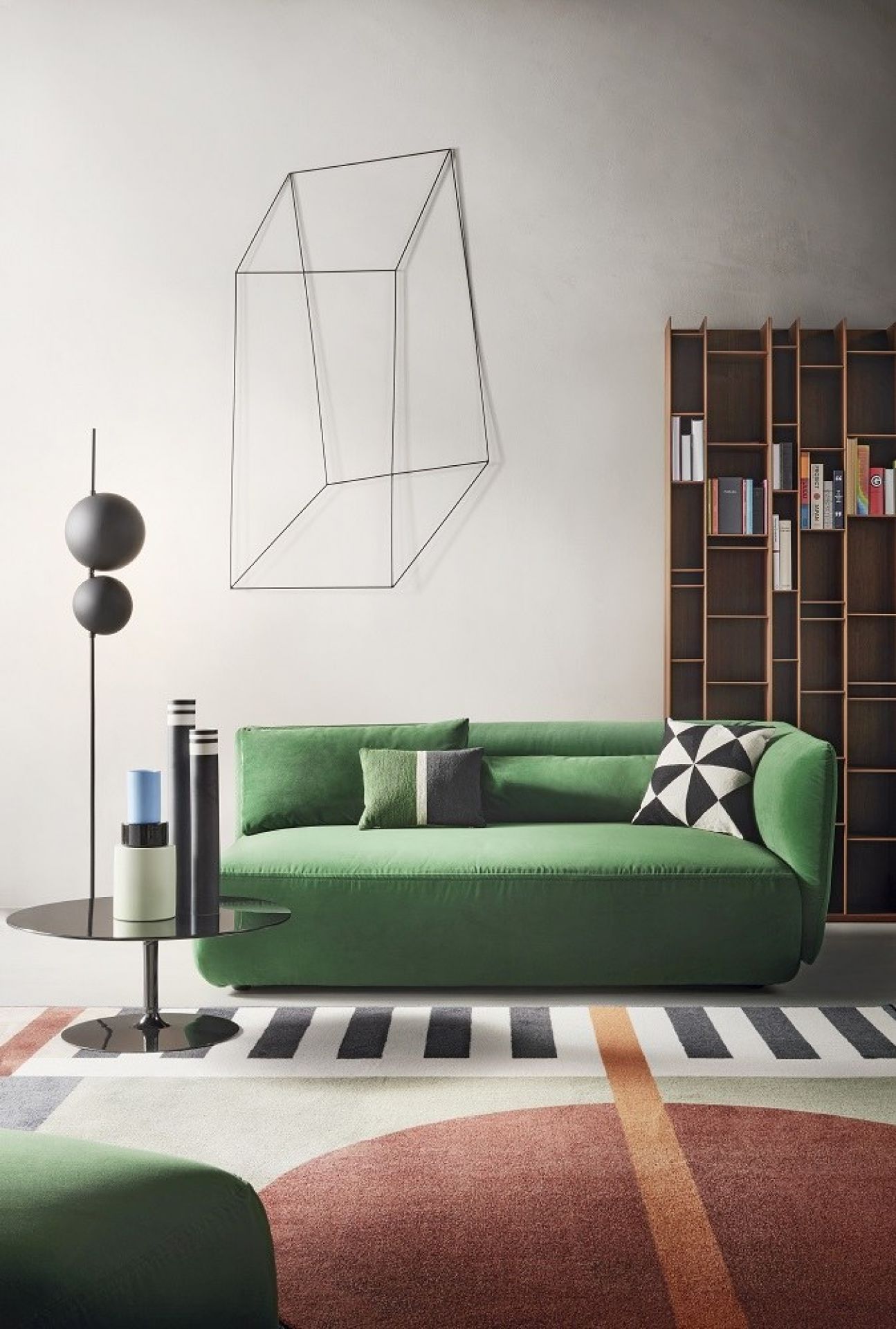 Random Wood Bookcase 3C MDF Italia