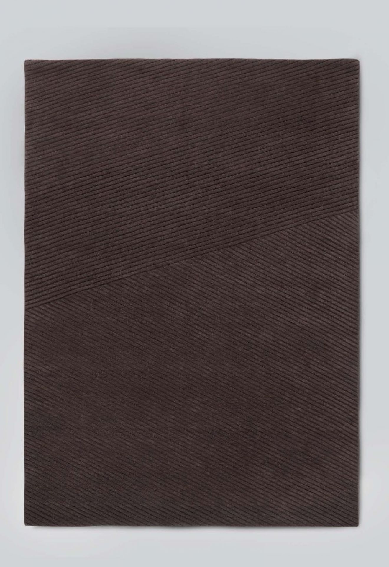 Row Medium Carpet Dark Brown Northern