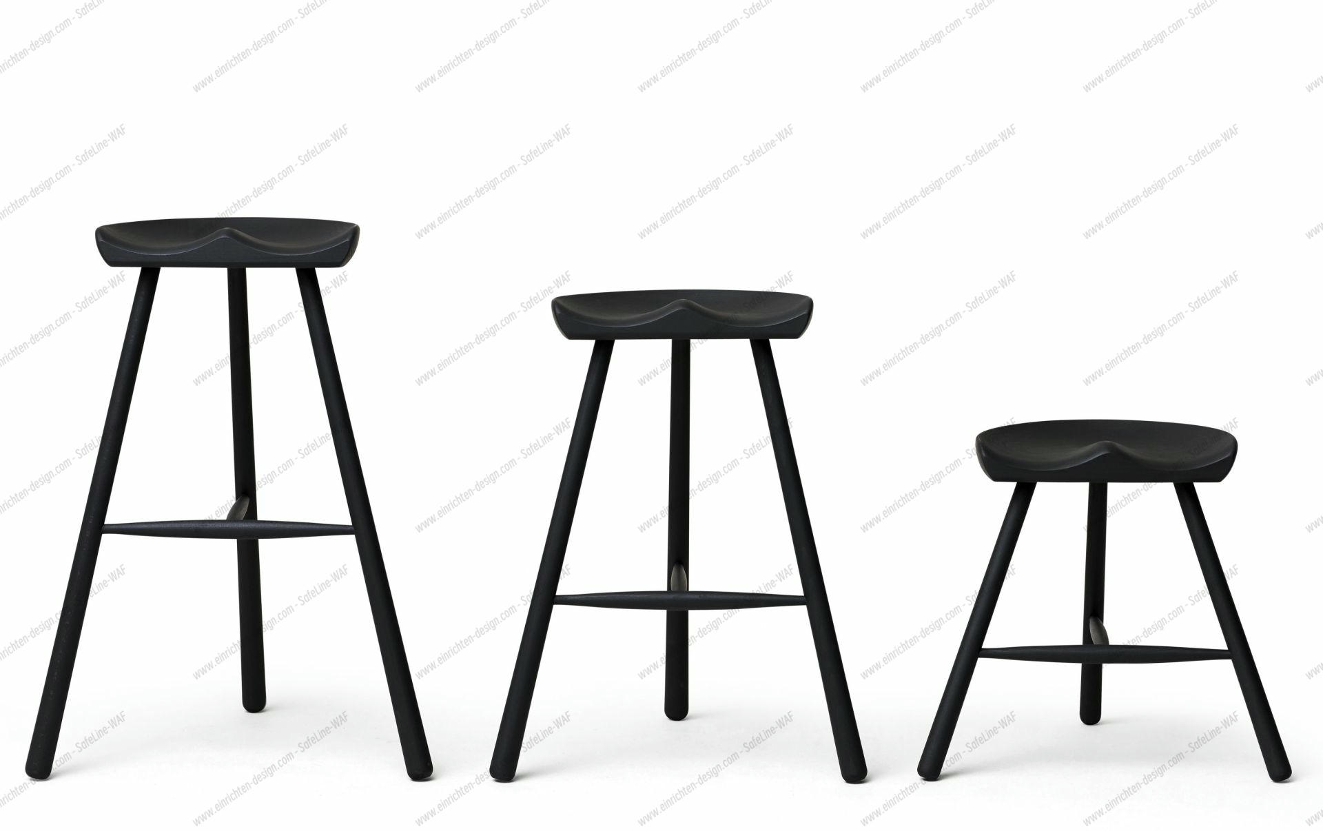 Shoemaker Chair™ No. 68 Beech black stained Form & Refine