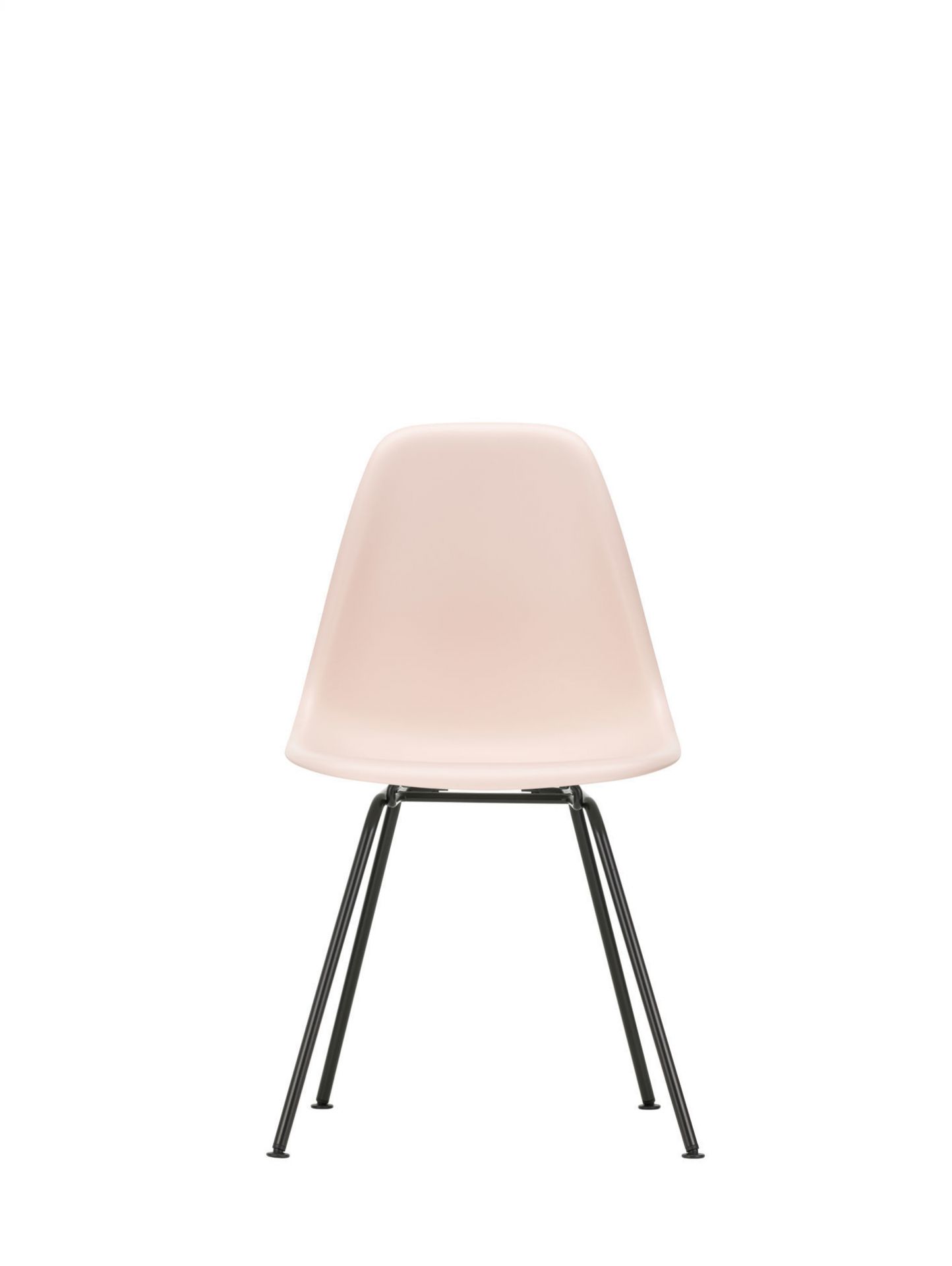 Eames Plastic Side Chair DSX Chair Vitra Chrome - White