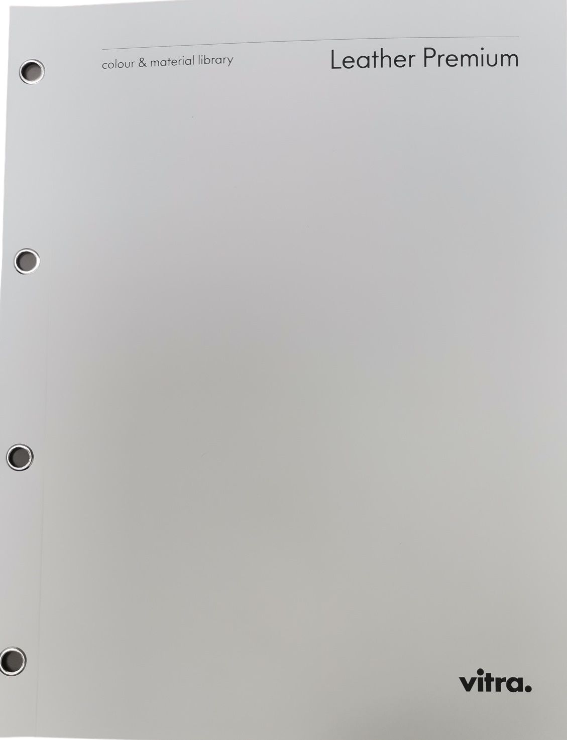 Leather Sample Card Leather Premium F Vitra