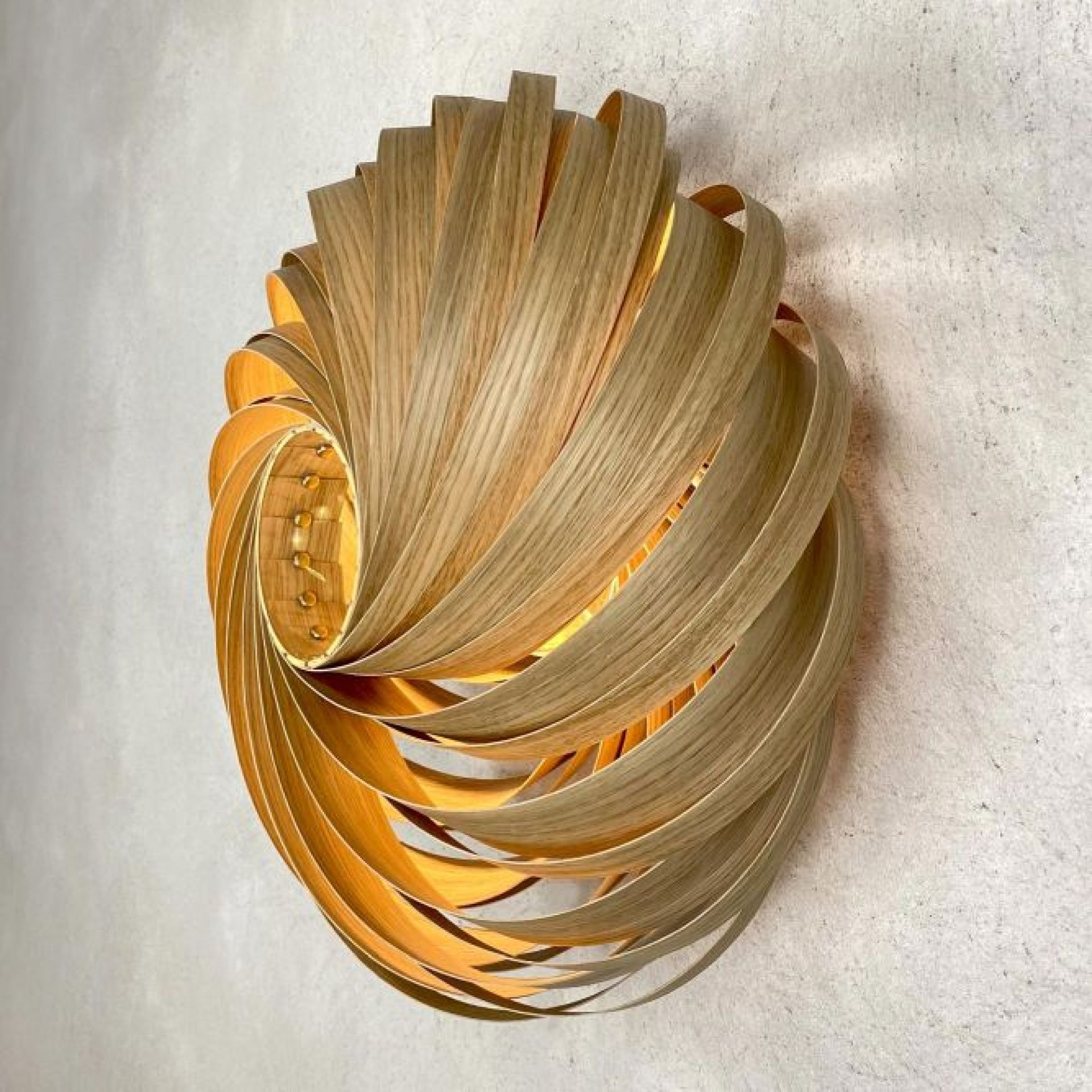Veneria Wall lamp Oak Ø50 cm Gofurnit