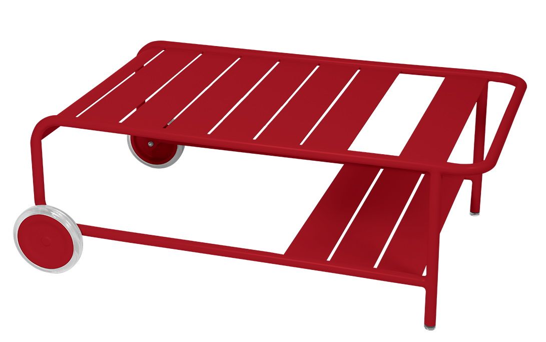 Luxembourg Low Table with Castors Outdoor Fermob Luxembourg Low Table with Castors Outdoor Fermob