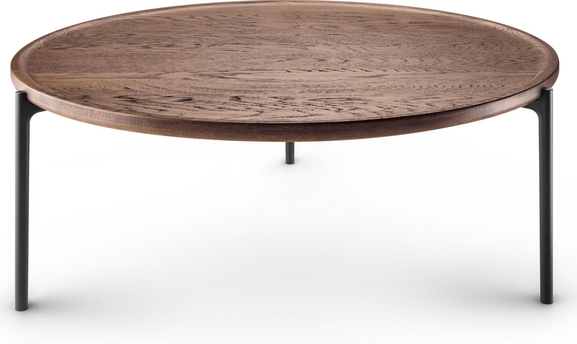 Savoye Round Oak Table - Smoked ø 90 x H 35 cm Eva Solo