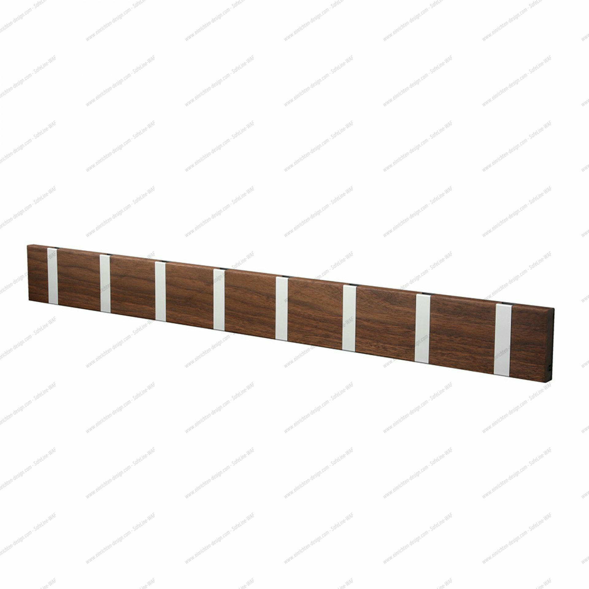 Knax Wardrobe 8 hooks walnut Loca
