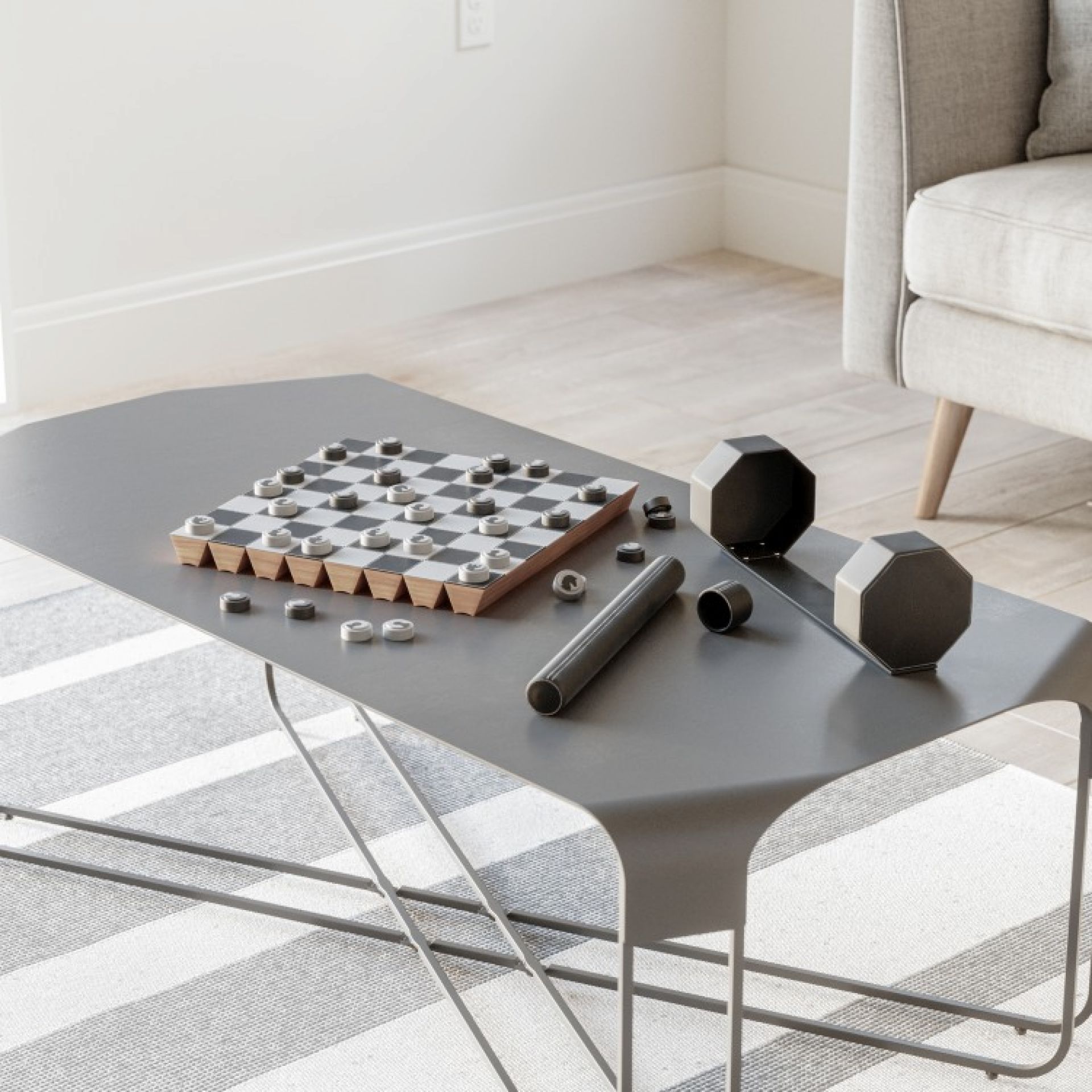 Rolz Chess / Checkers Ser Mobile Chess and Checkers Set Umbra SINGLE PIECES