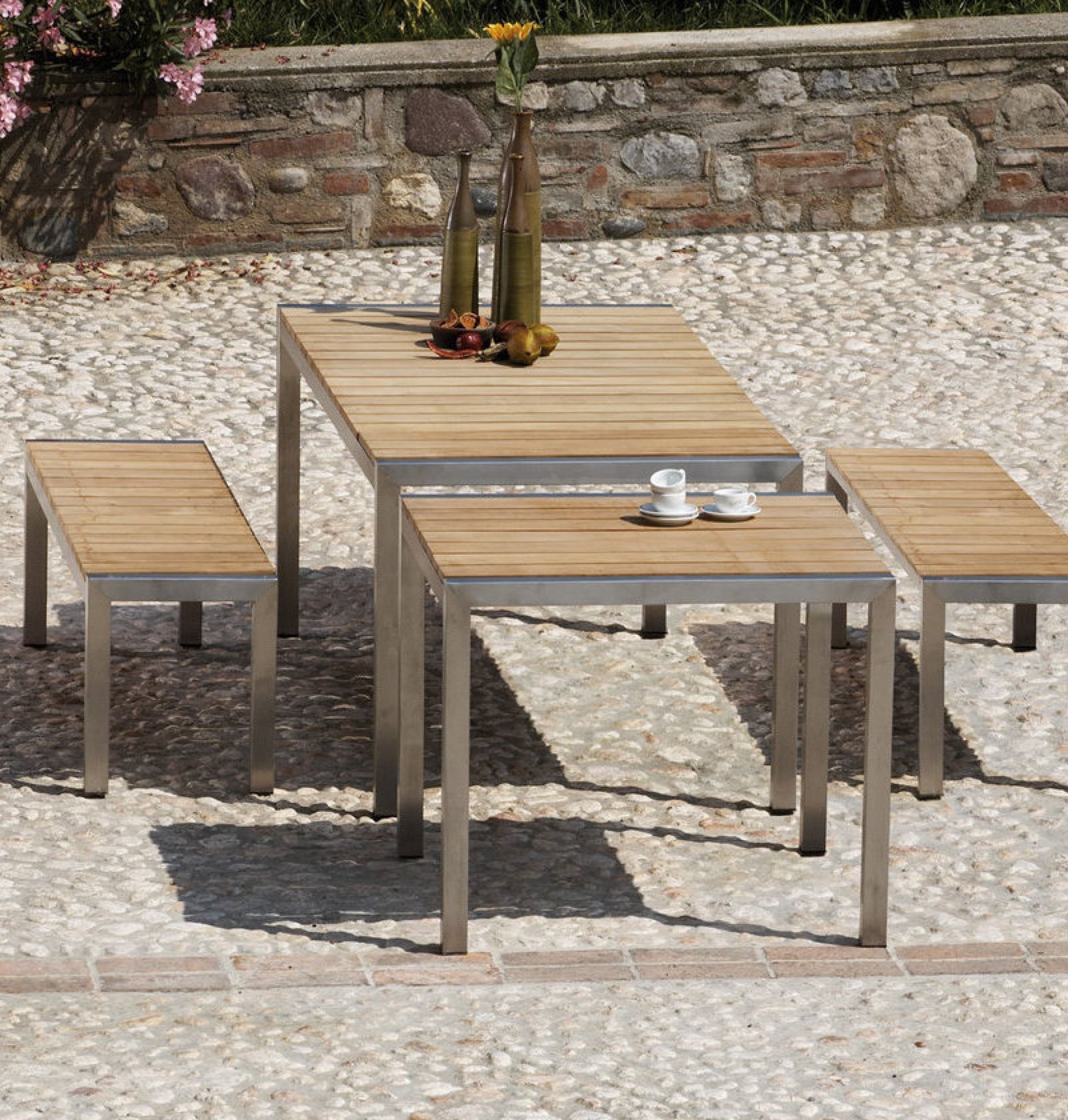 Luxury bench frame + bench top Jan Kurtz