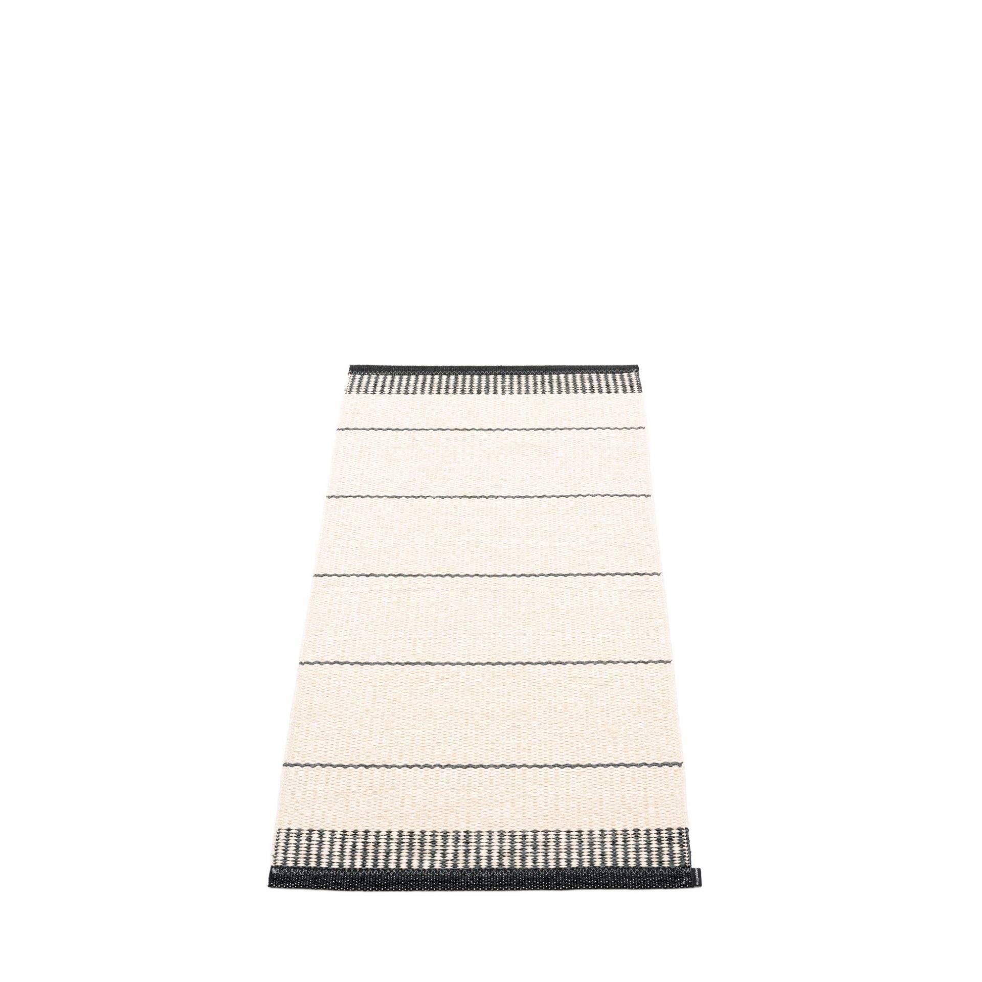 Belle Plastic Carpet 60x125 cm Pappelina Black