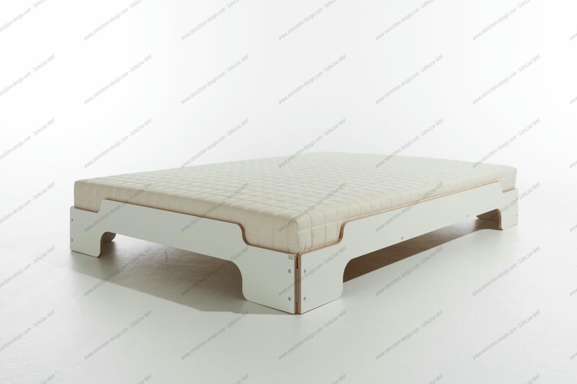 Stacking bed CPL White Comfort 90x190 cm Müller Möbelwerkstätten IMPERFECT ITEMS