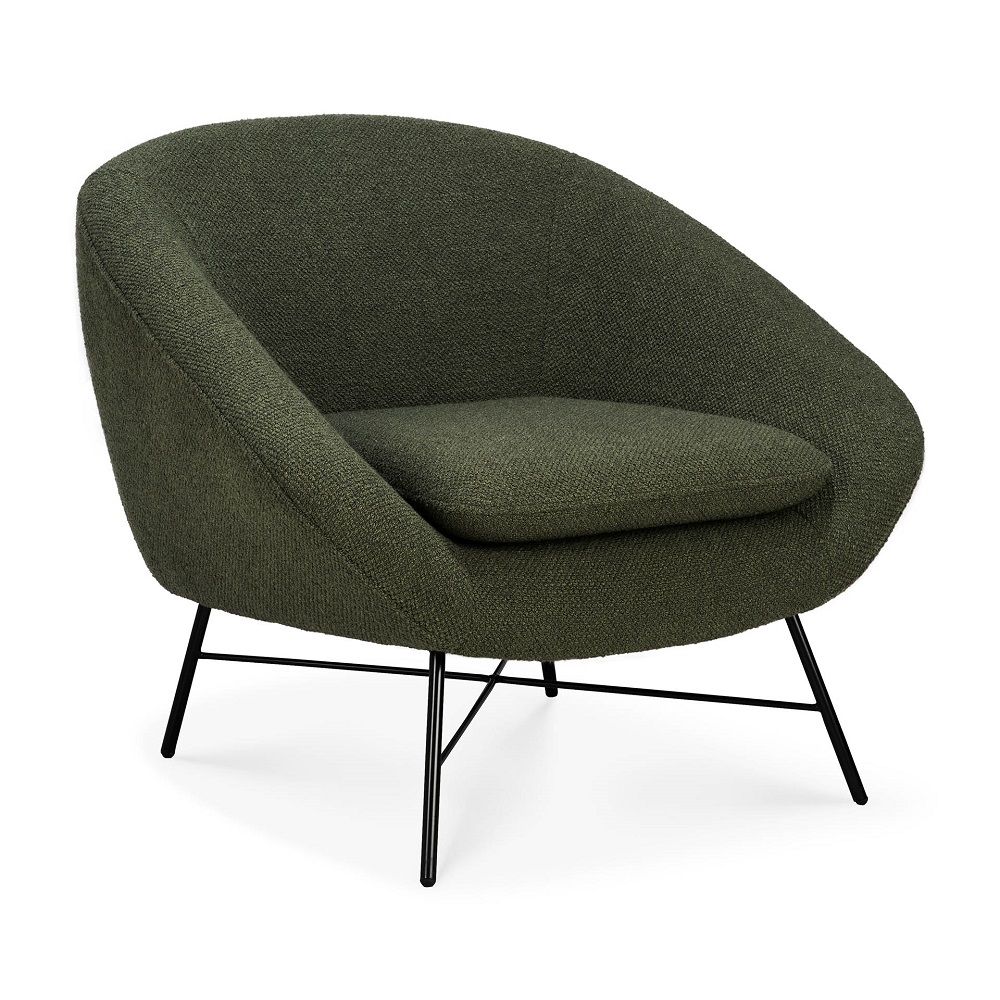 Barrow Lounge Chair Ethnicraft pine green