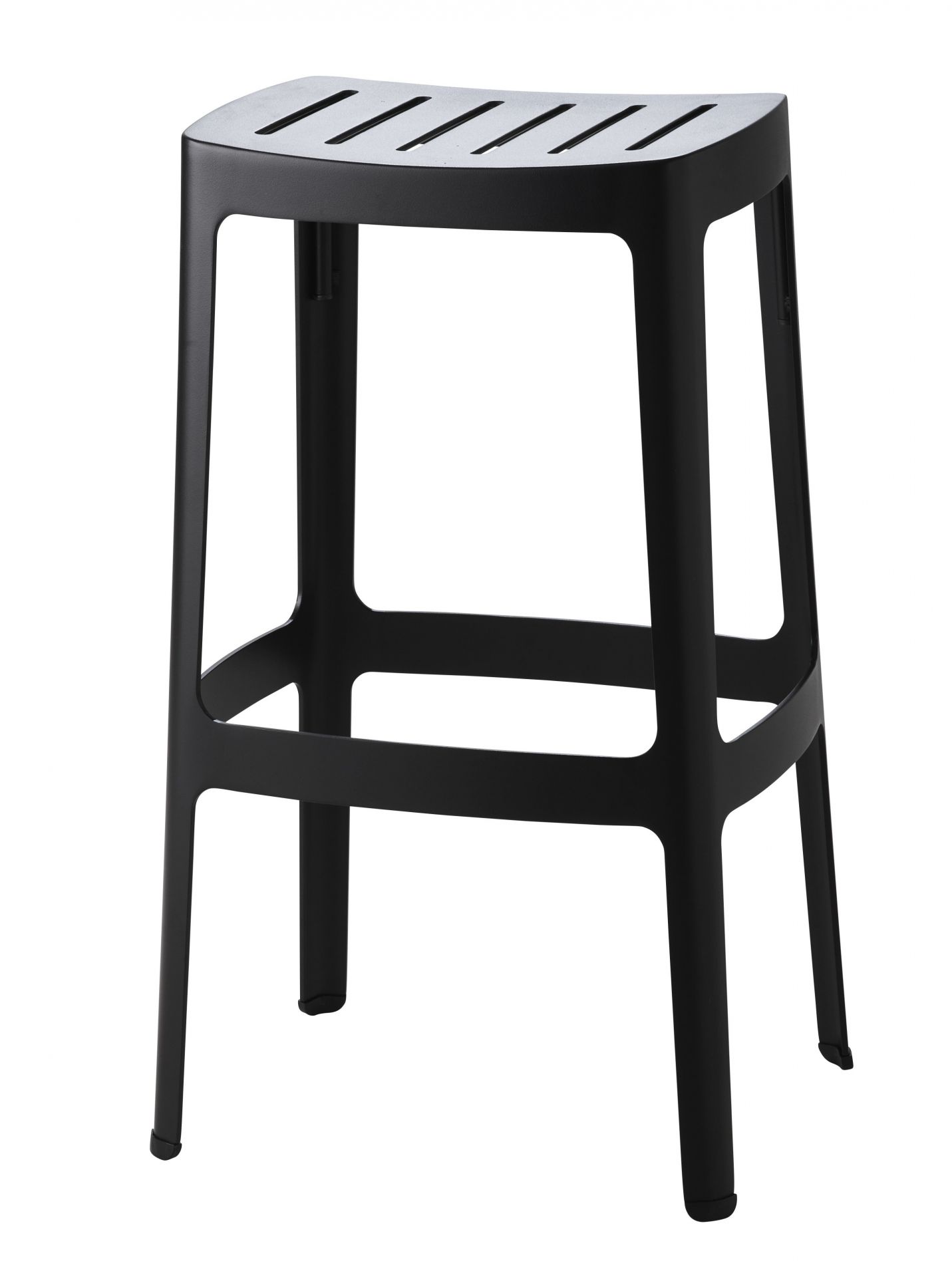 Cut Bar Stool stackable Cane-Line