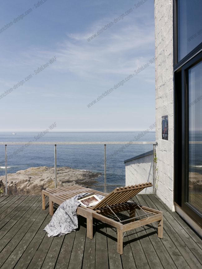 Riviera Sunbed Outdoor Skagerak by Fritz Hansen
