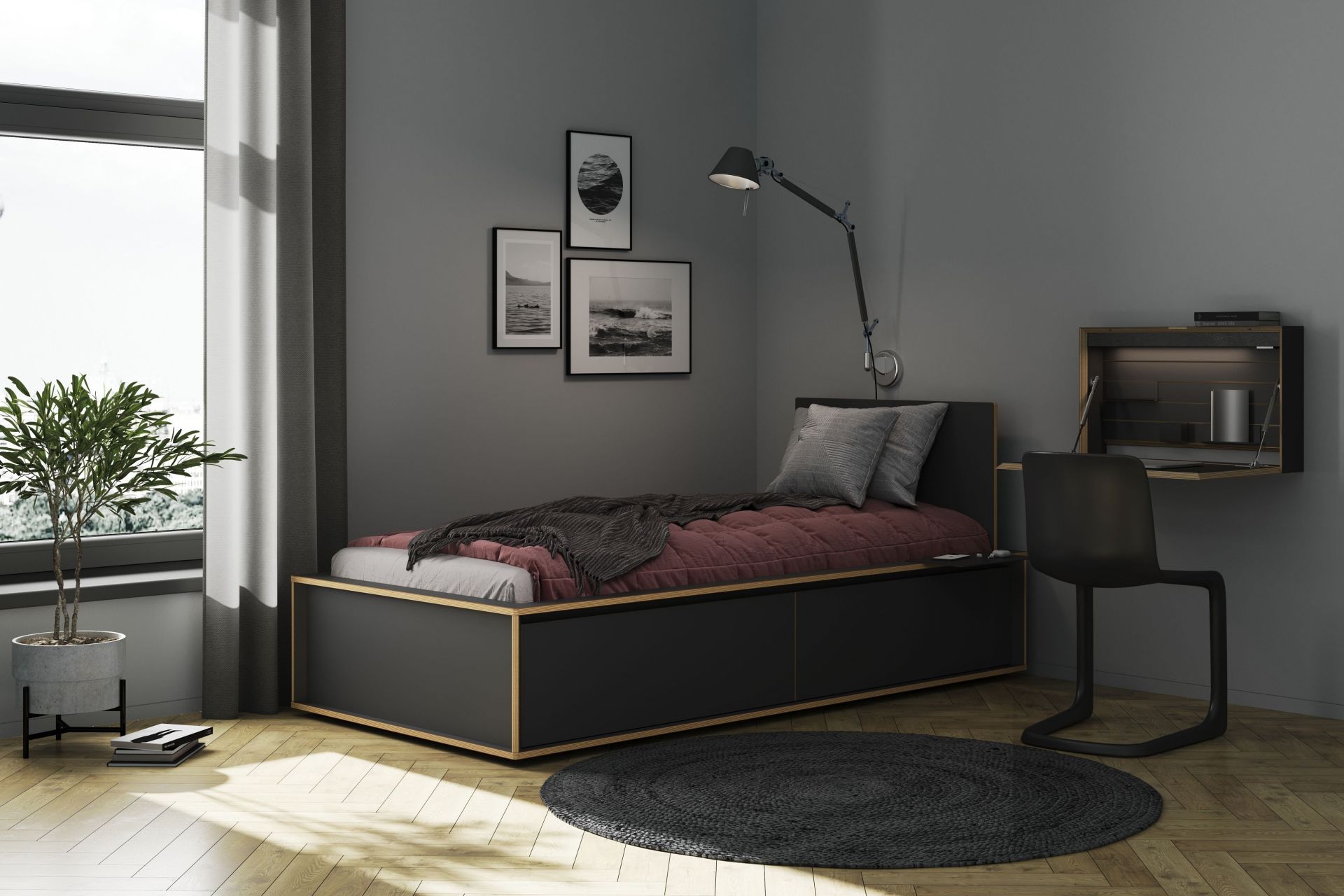 Spaze bed Müller Möbelwerkstätten