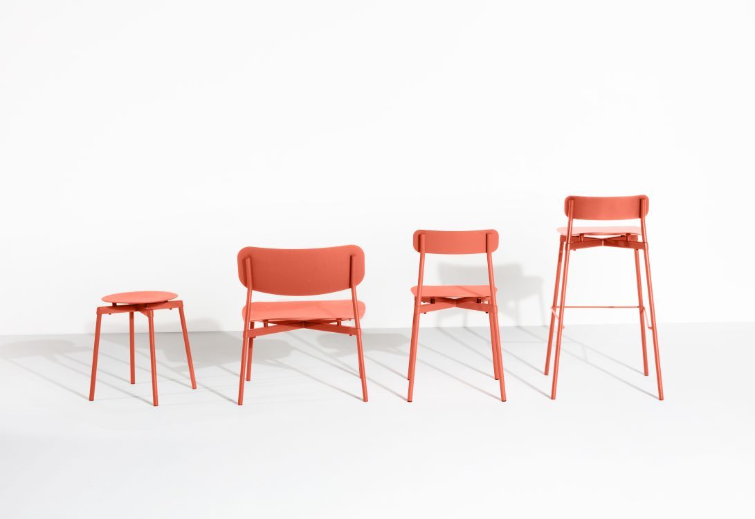 Fromme Lounge Chair Armchair Petite Friture Coral Fromme Lounge Chair Armchair Petite Friture Coral