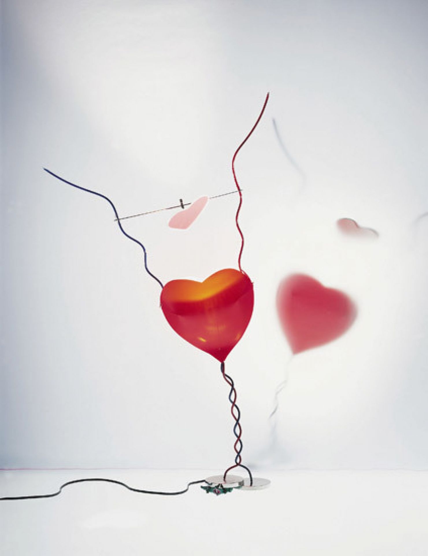 Love heart table lamp outlet