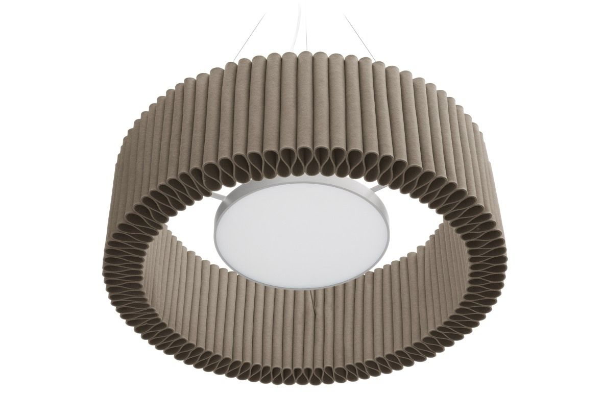 Wave ceiling object incl. suspension device Hey Sign
