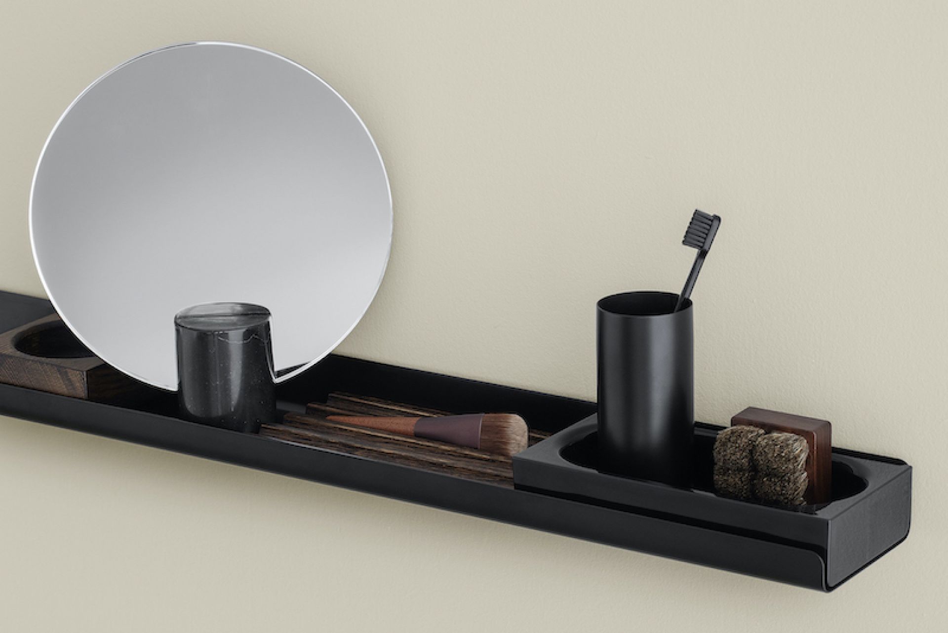 MODO Wall Shelf Black Blomus SINGLE PIECES