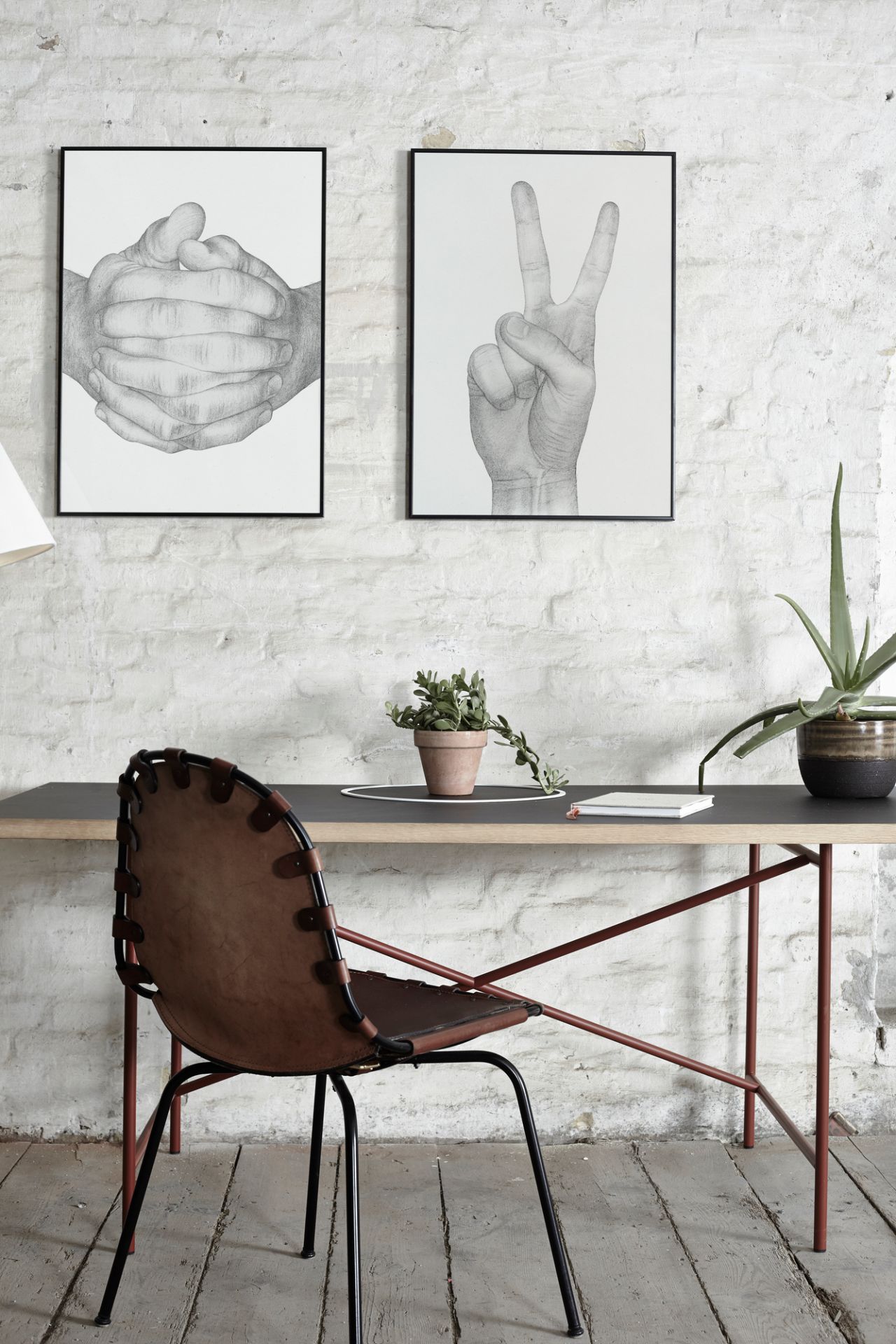 Folded Hands Poster Paper Collective SINGLE PIECES