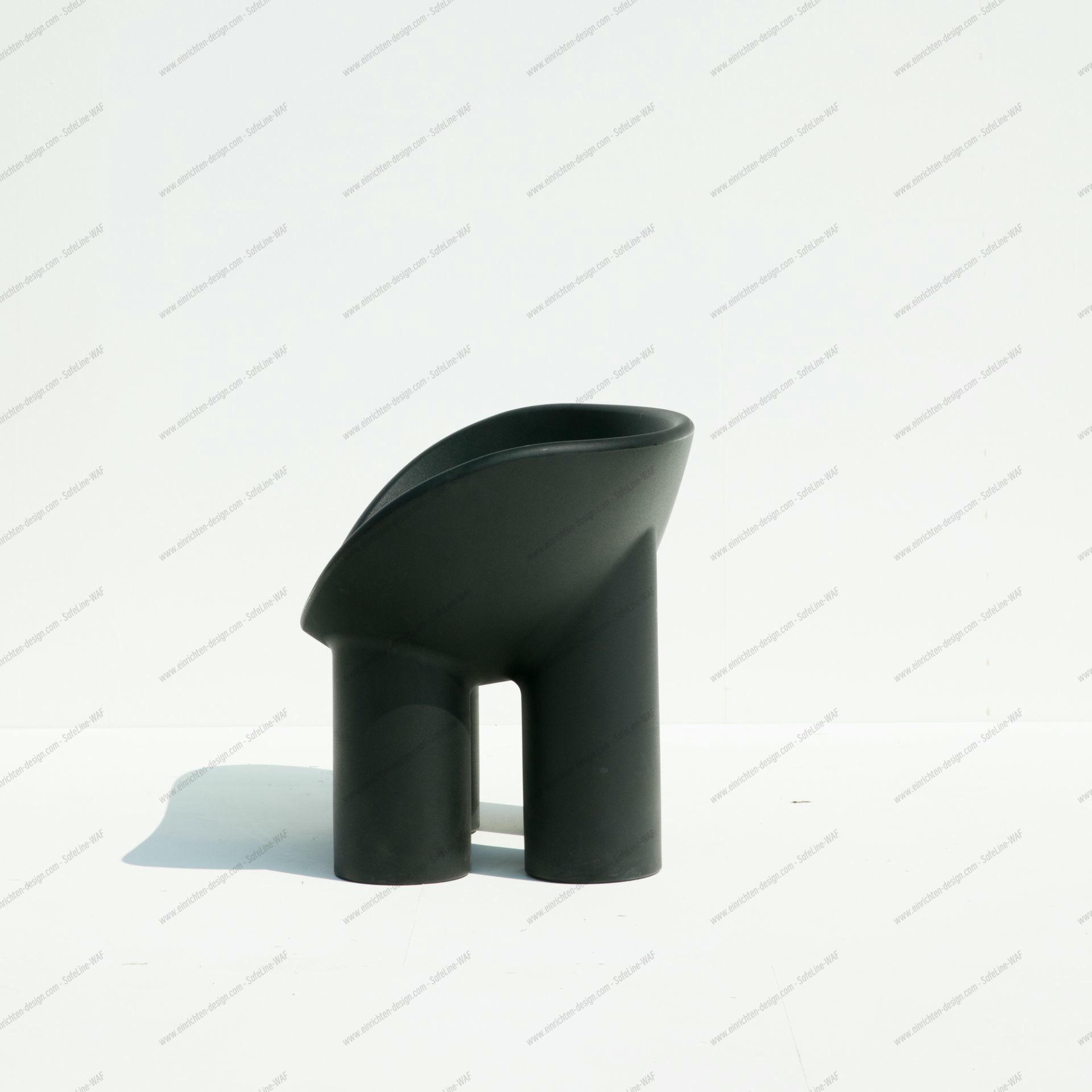 Roly Poly Armchair Driade Charcoal